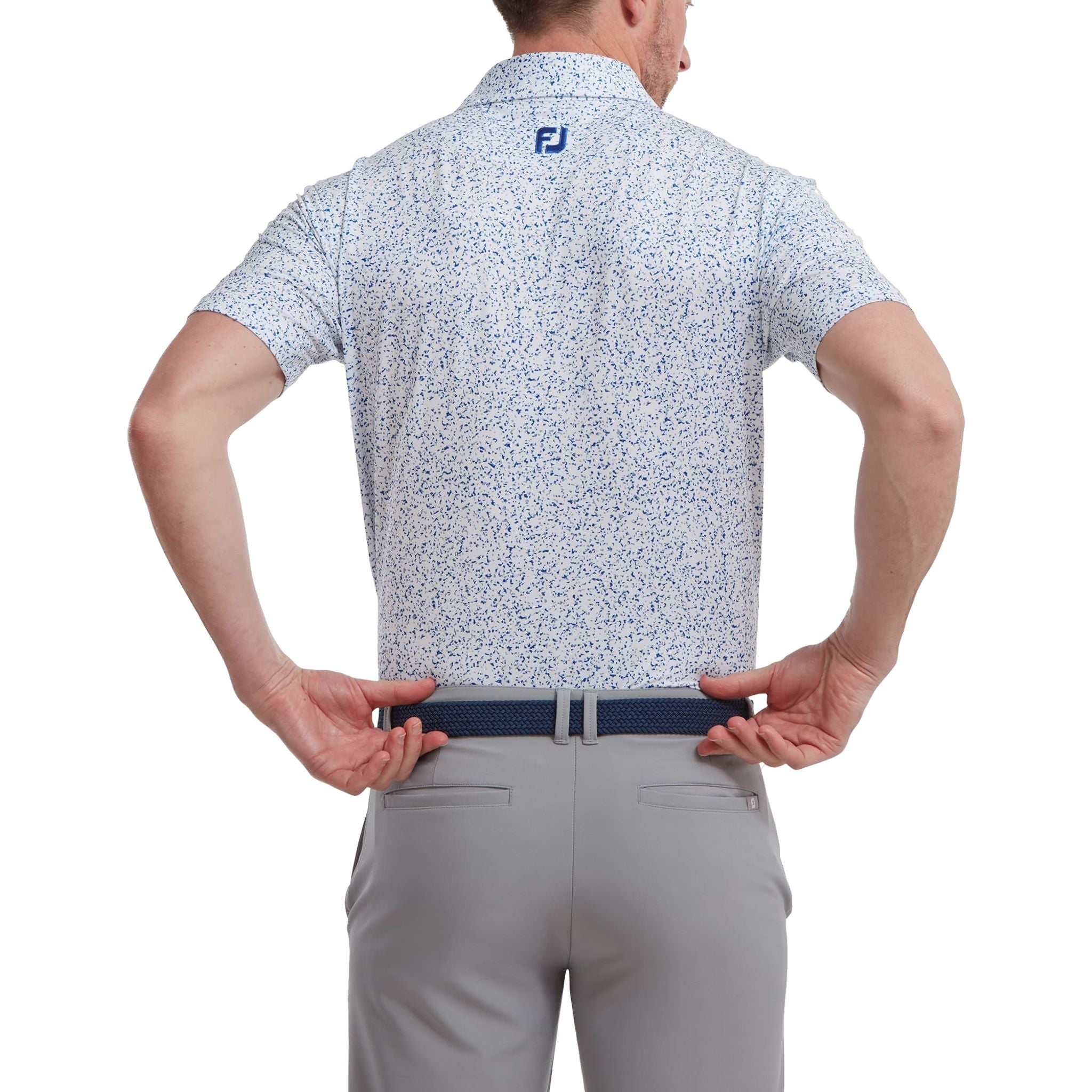 Polo Footjoy Granite Print Lisle Homme