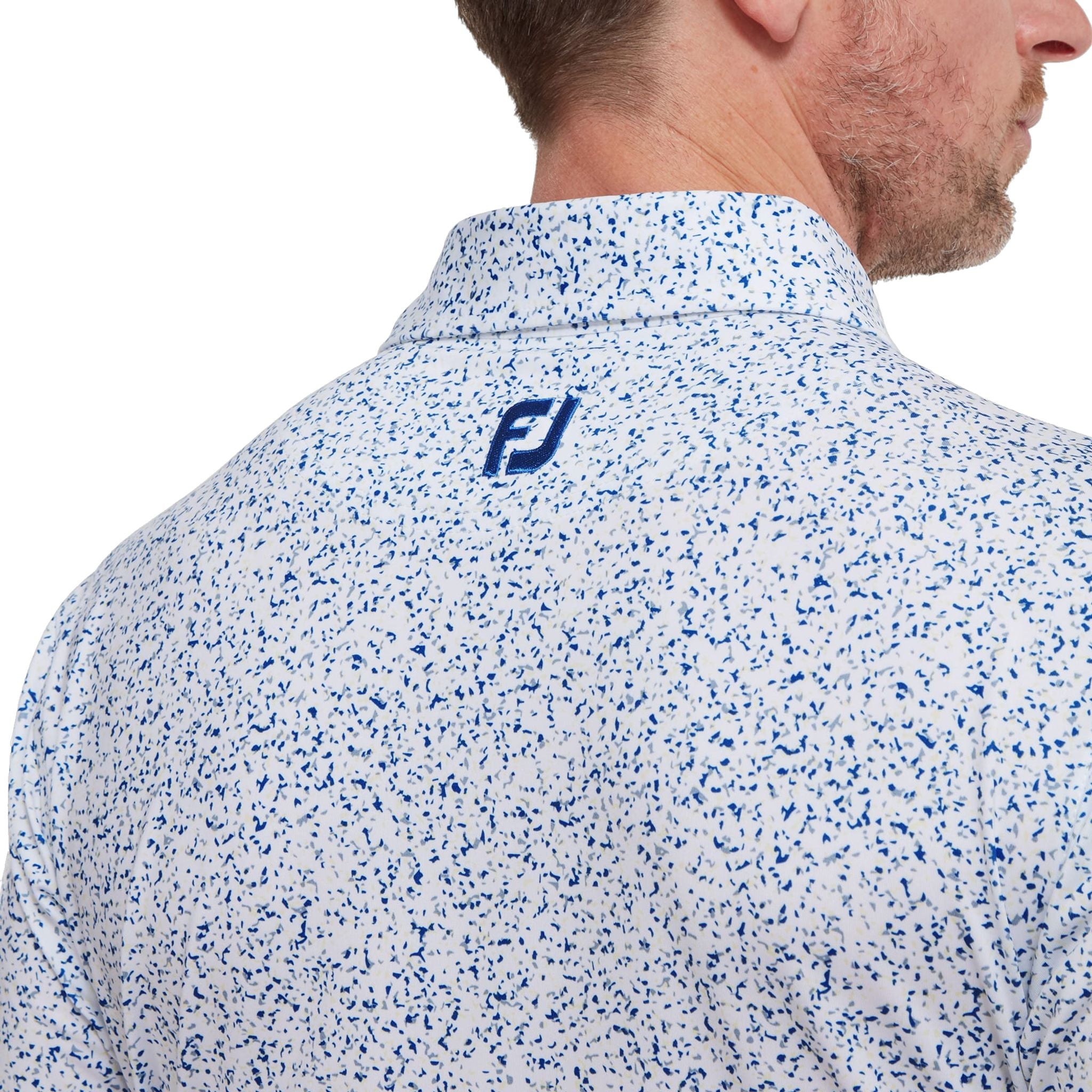 Polo Footjoy Granite Print Lisle Homme