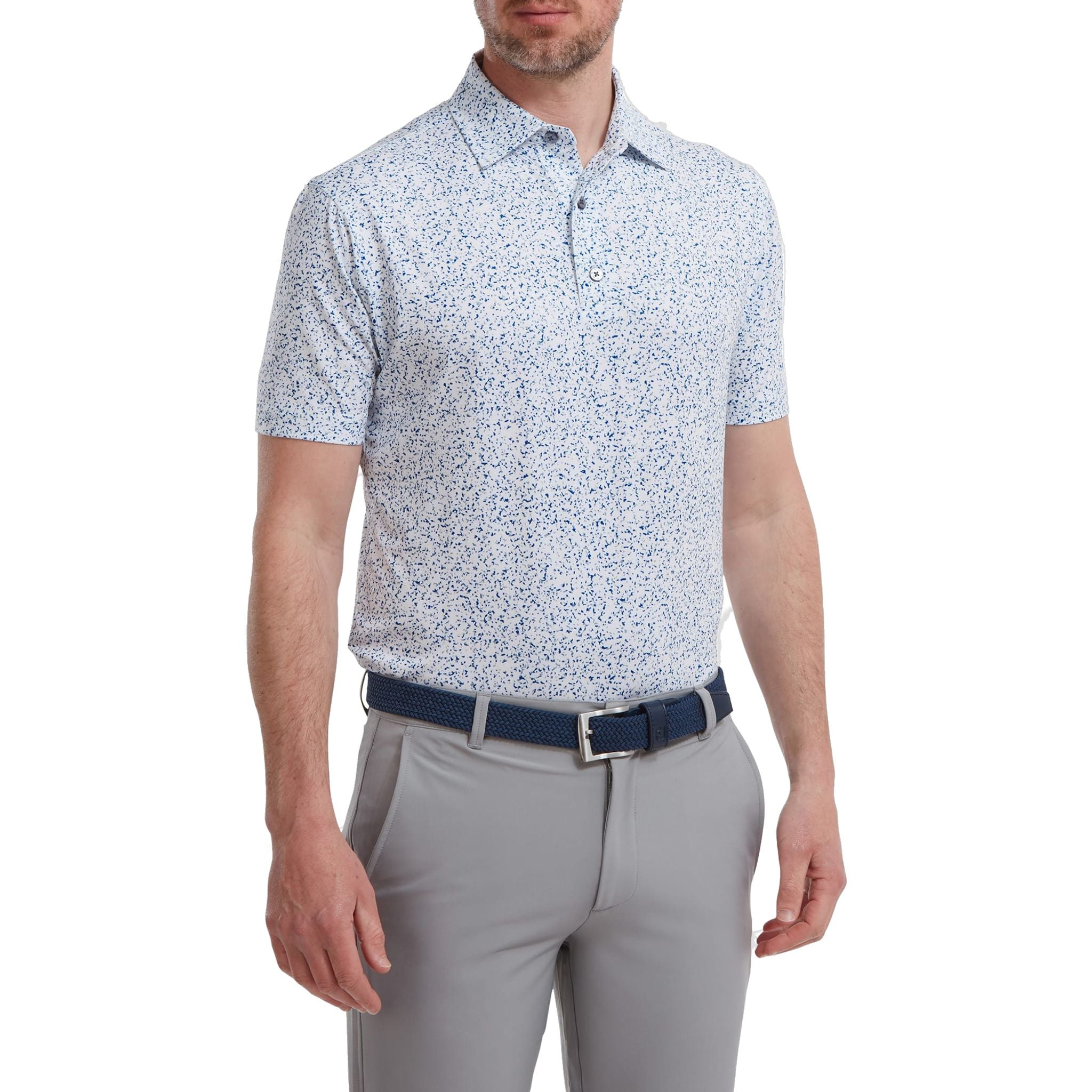 Polo Footjoy Granite Print Lisle Homme