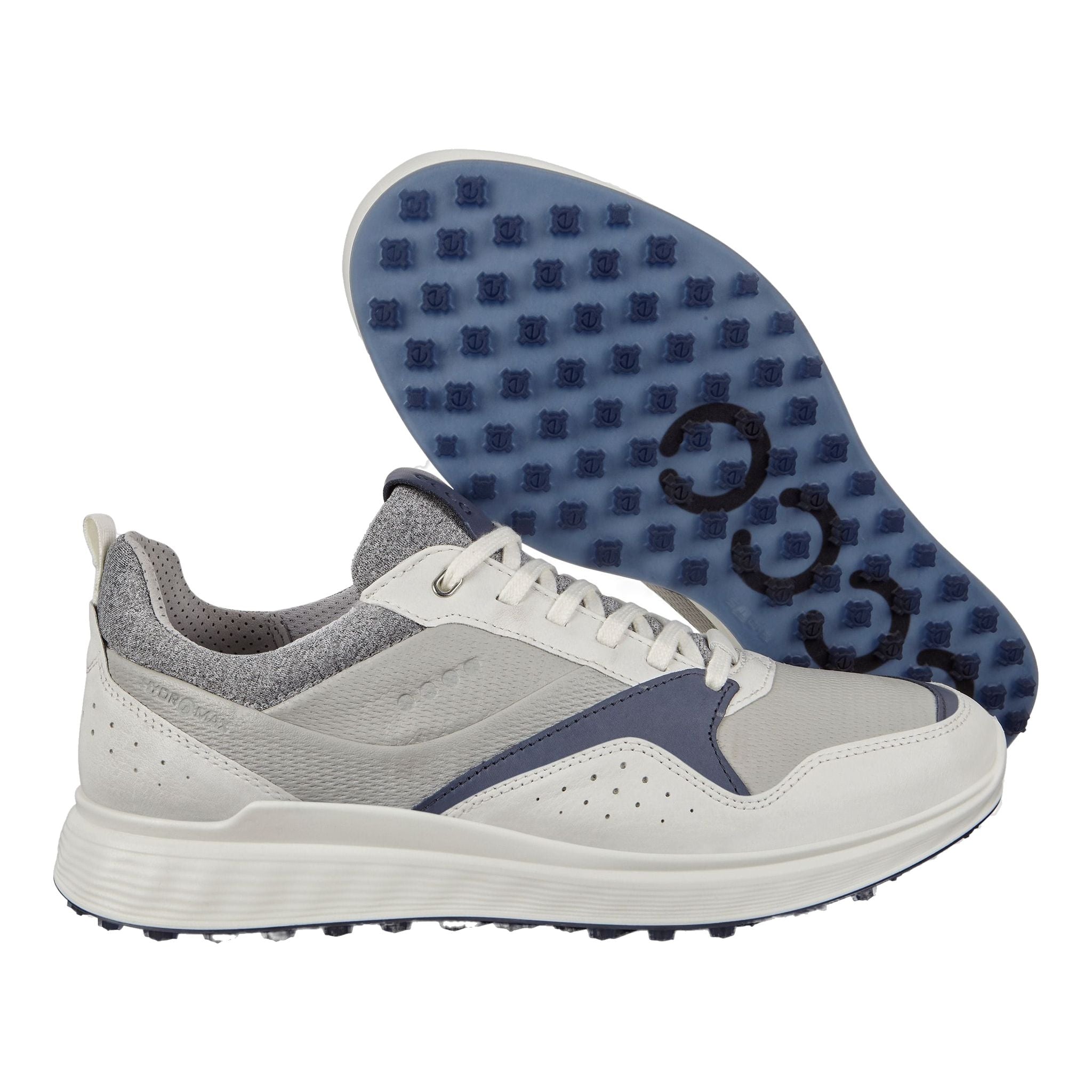 Ecco M S-Casual Blanc/Bleu marine Homme