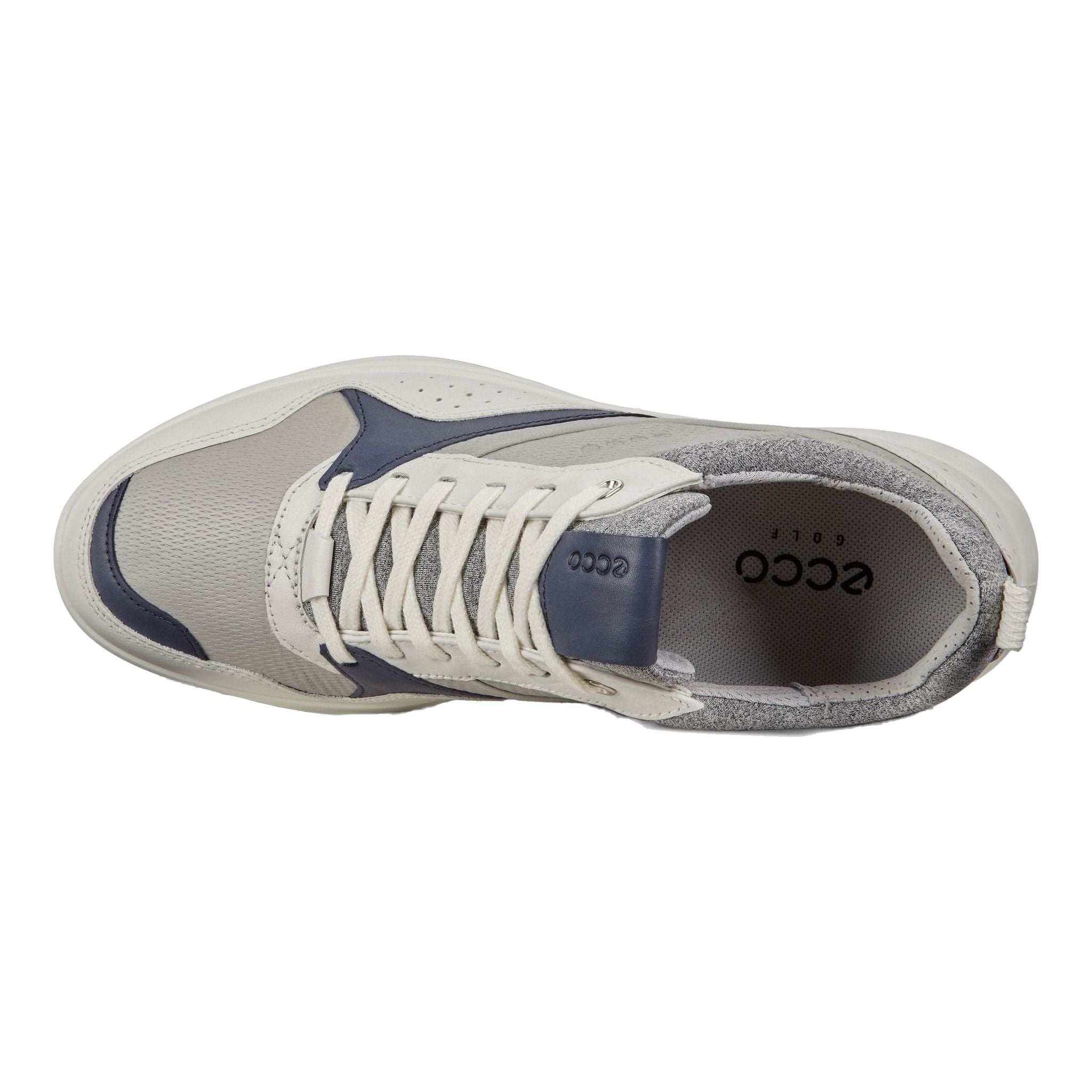 Ecco M S-Casual Blanc/Bleu marine Homme