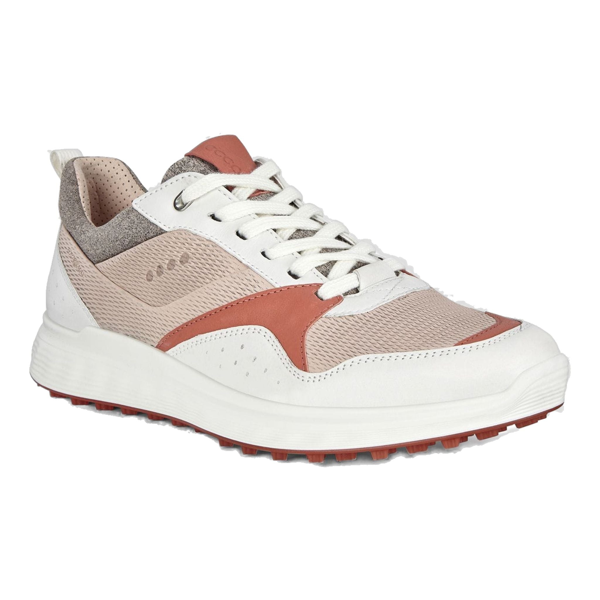 Ecco W S-Casual Blanc Abricot Femme