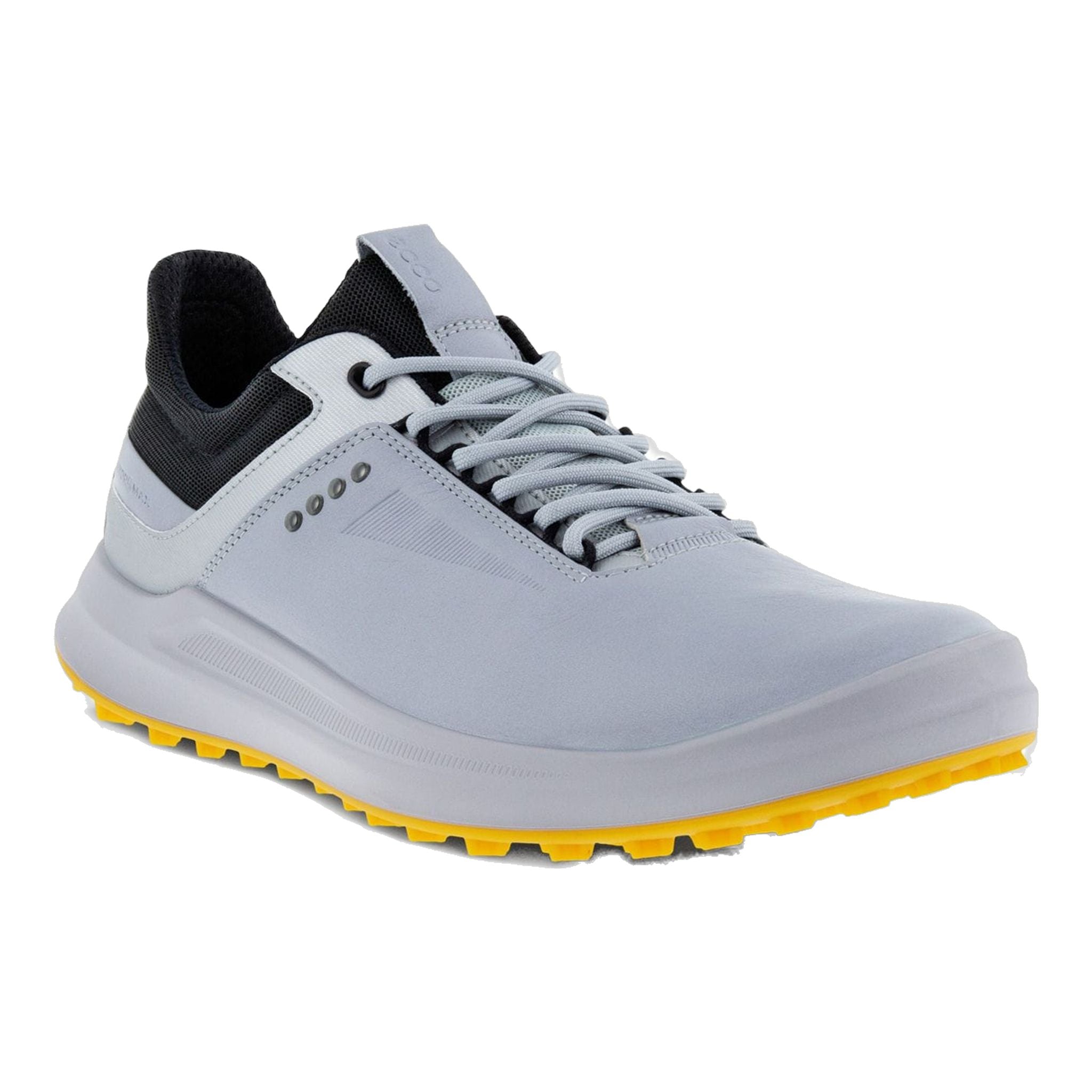 Chaussures de golf Ecco Core grises/jaunes pour hommes