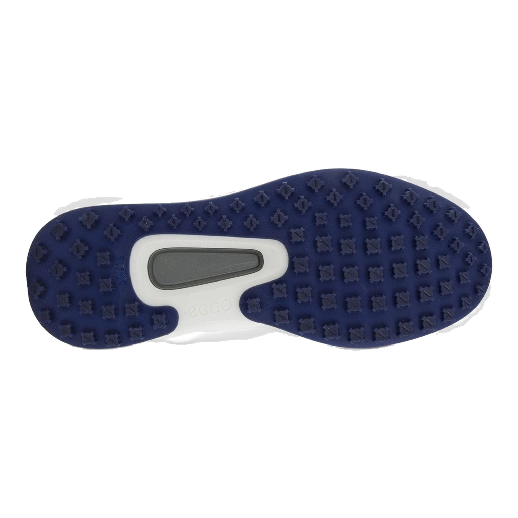 Chaussures de golf Ecco Core blanches/bleues pour hommes