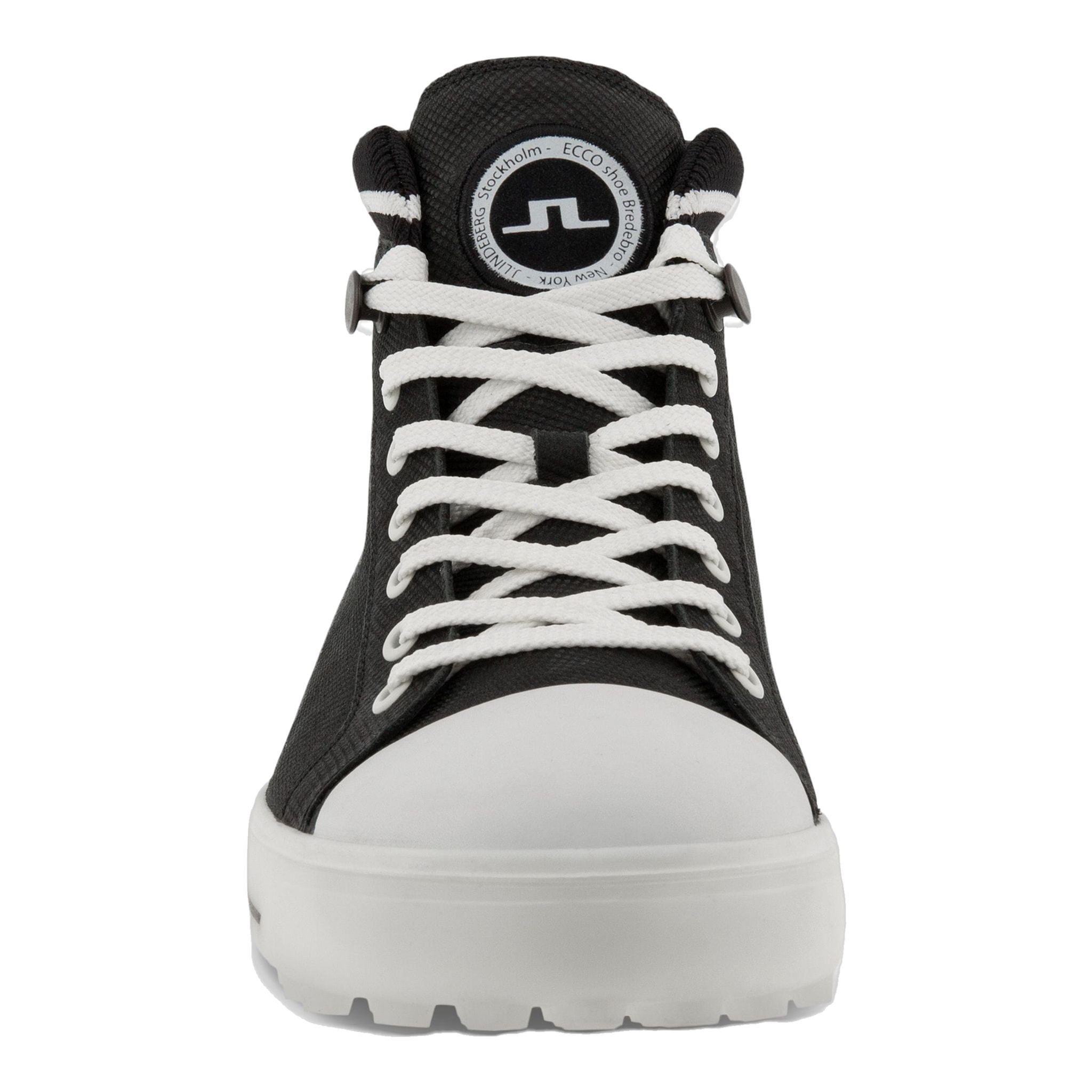 Ecco W Golf Tray "JL" Black/White Limited Damen