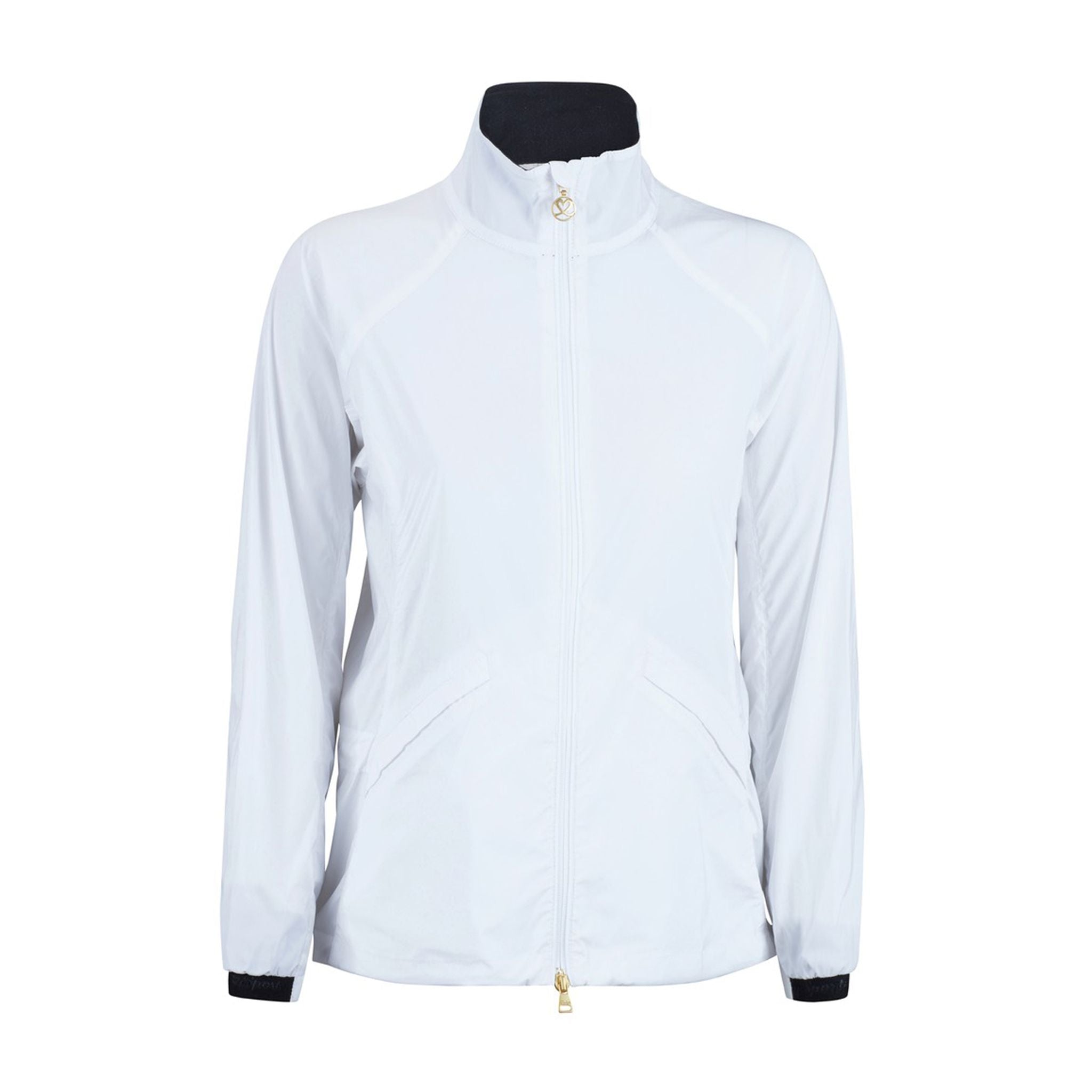 Veste coupe-vent Daily Sports Pivot blanche pour femme