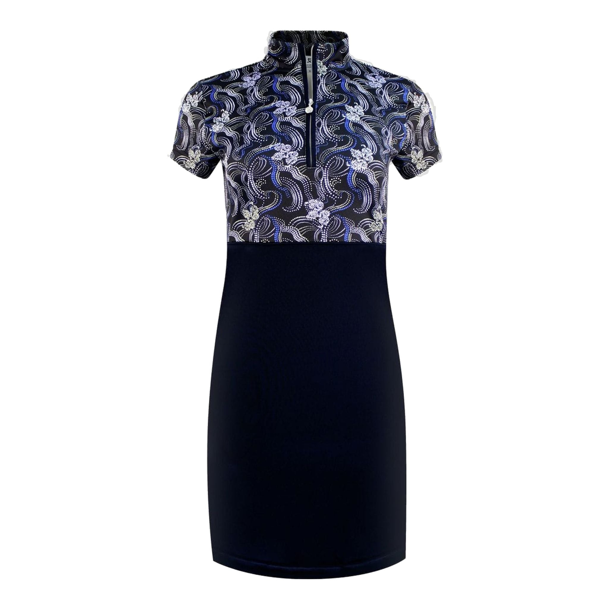 Robe de golf à manches courtes Luisa Daily Sports pour femmes