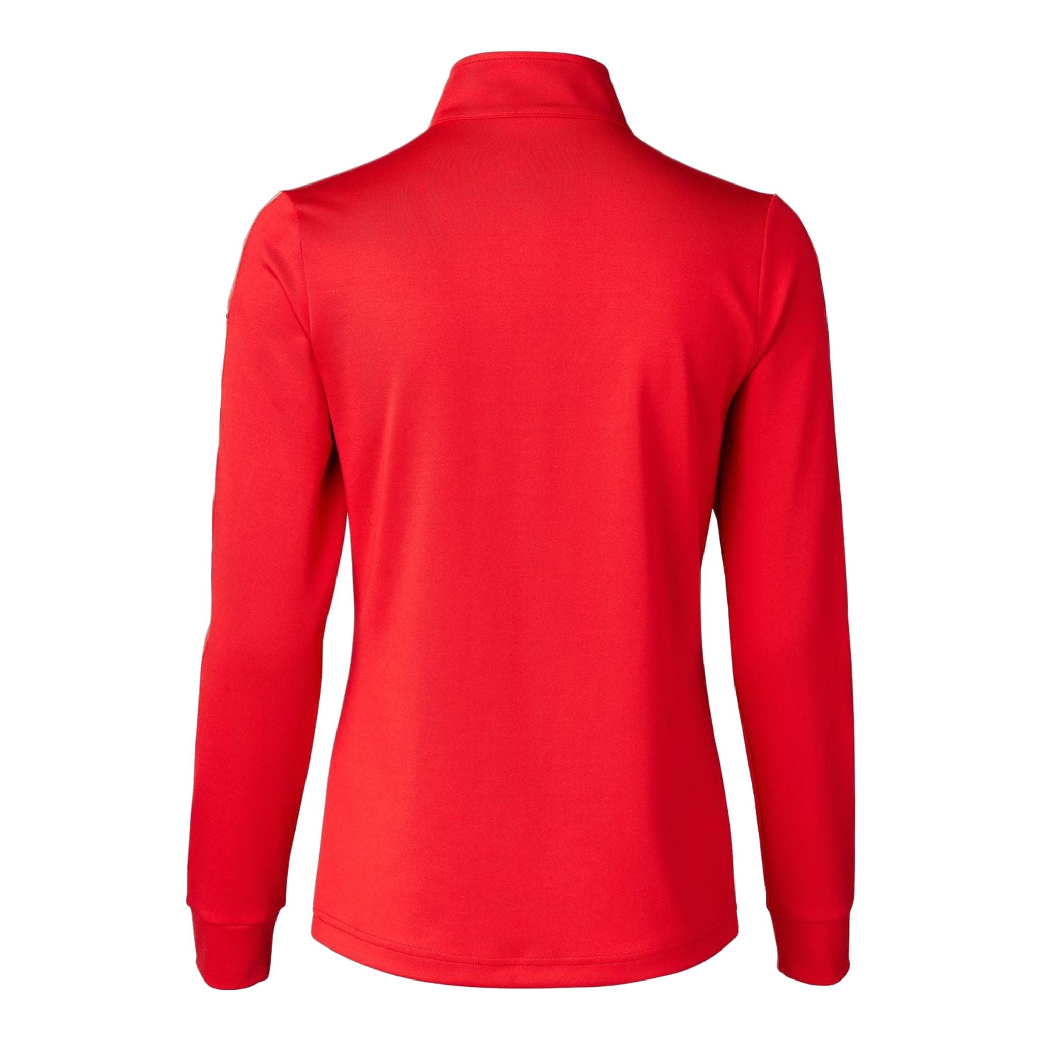 Polo à manches courtes Anna Daily Sports rouge cardinal pour femme