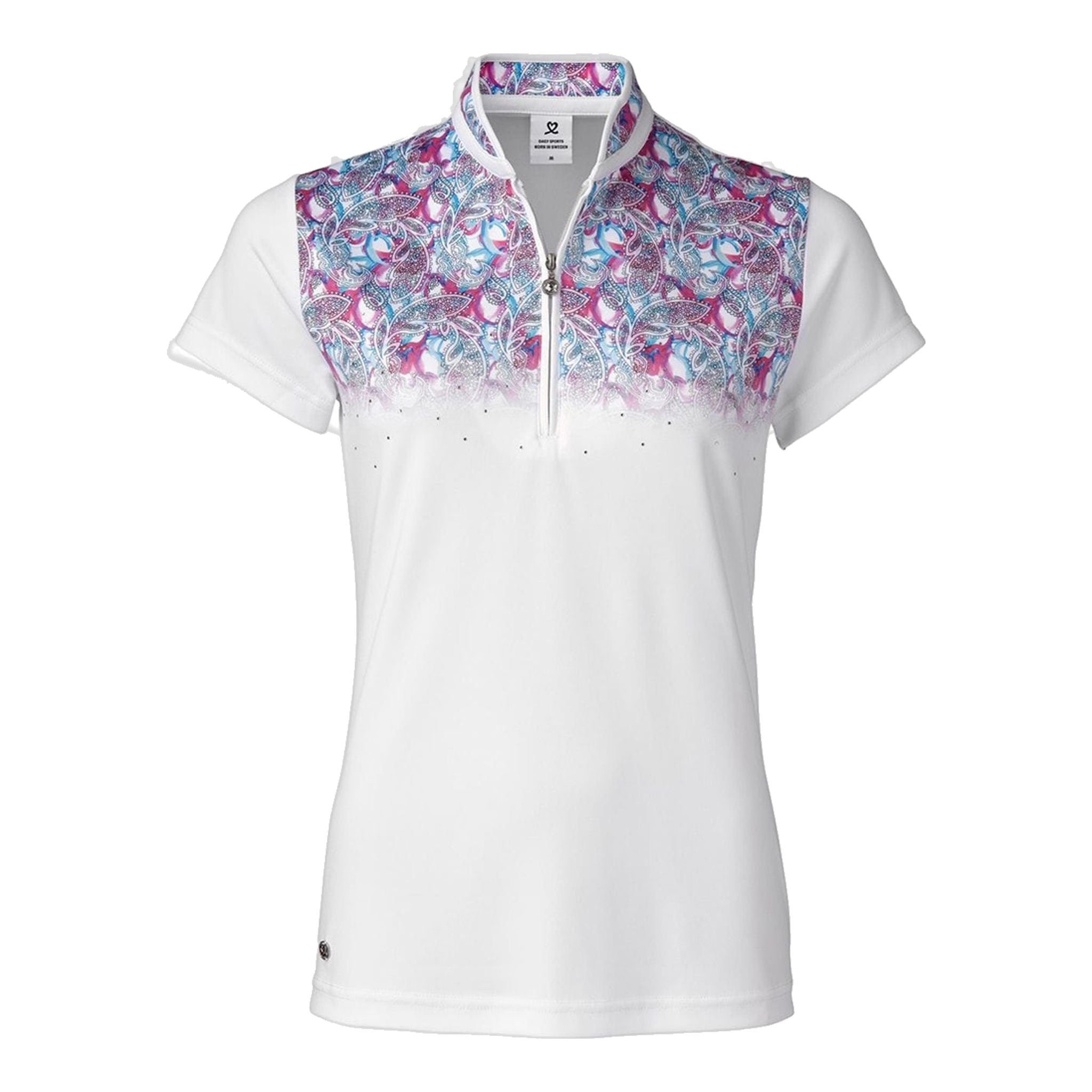 Polo blanc Daily Sports Paisley pour femme
