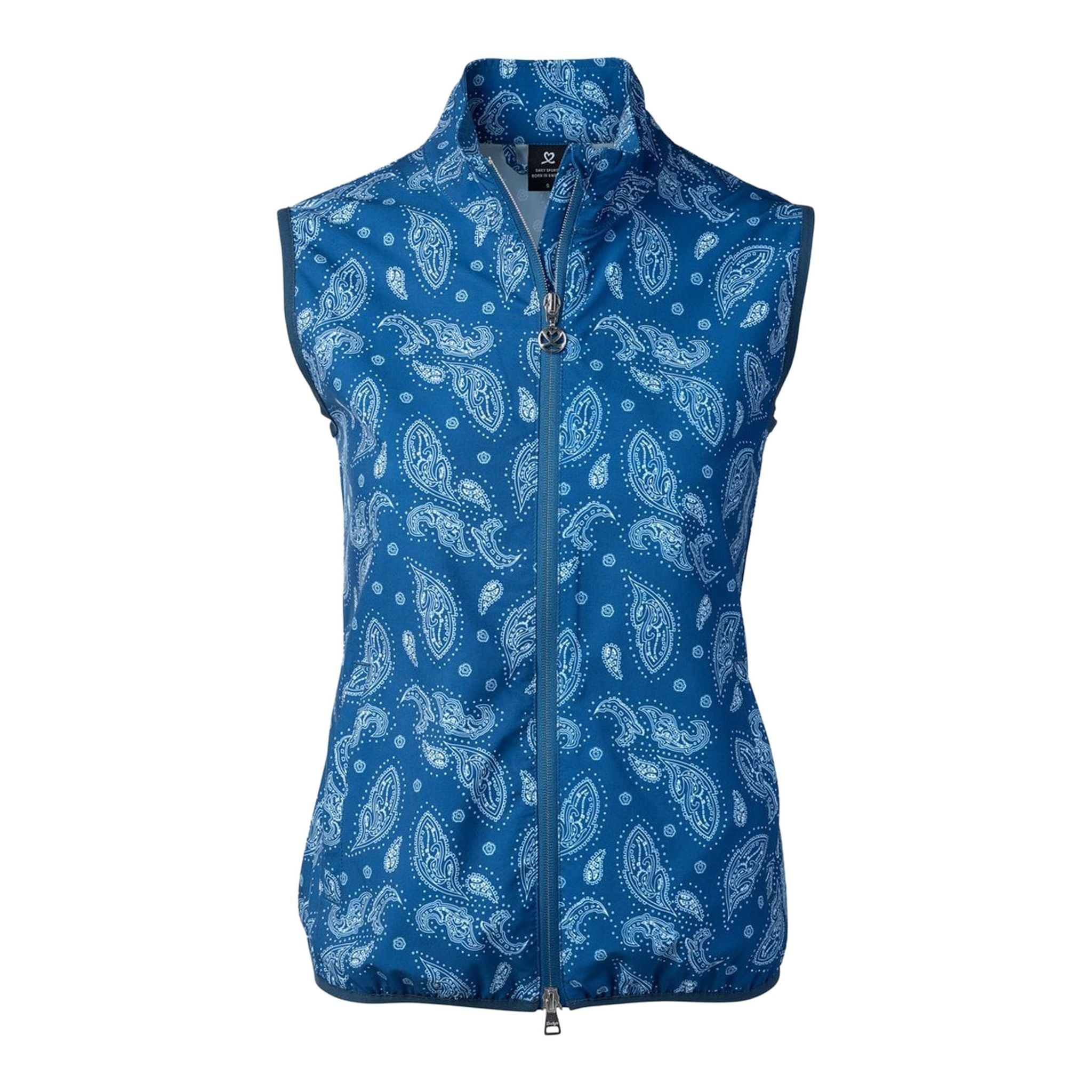 Gilet coupe-vent Pammy pour femme, bleu foncé, de Daily Sports
