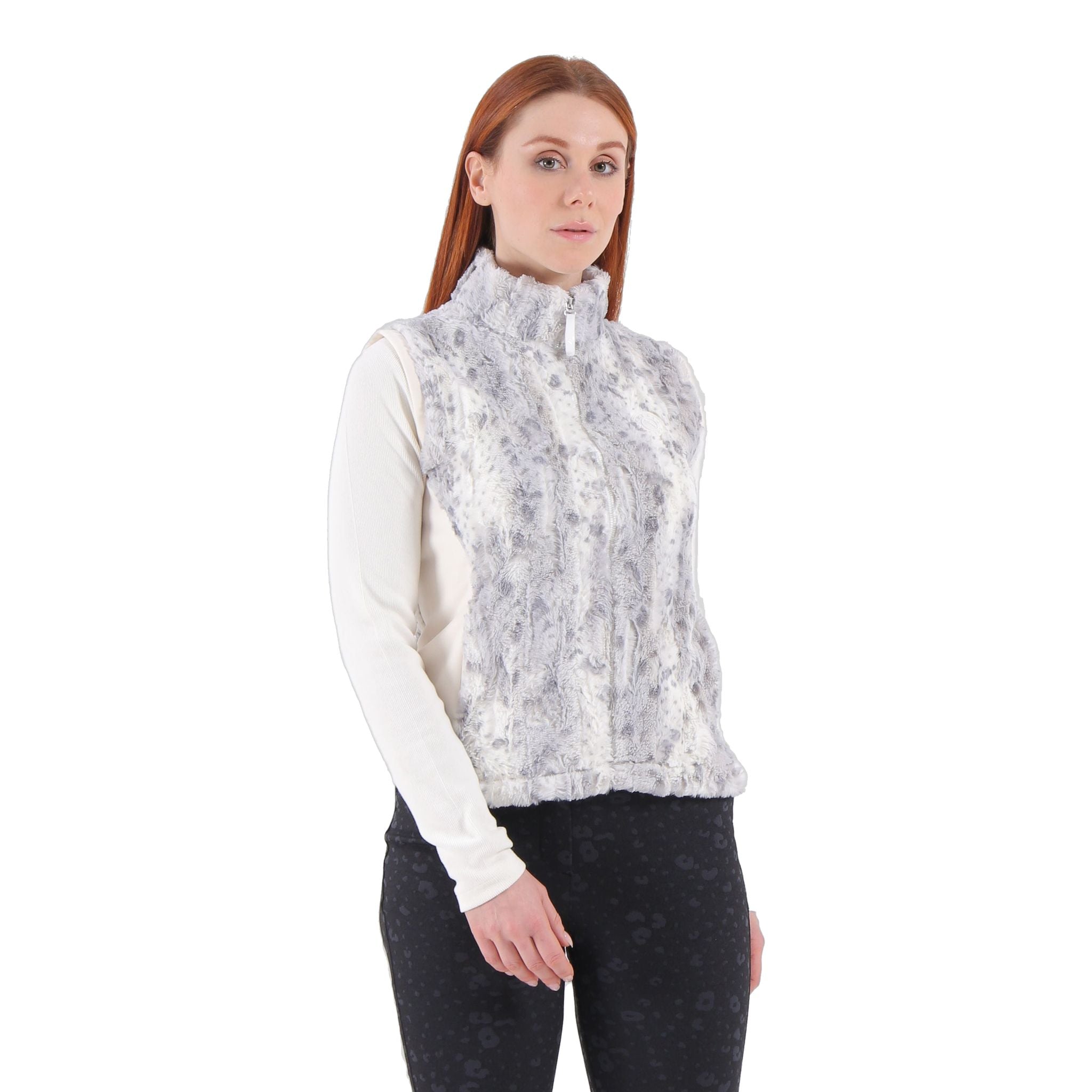 Gilet beige à motifs pour femme Chervo Pittrice