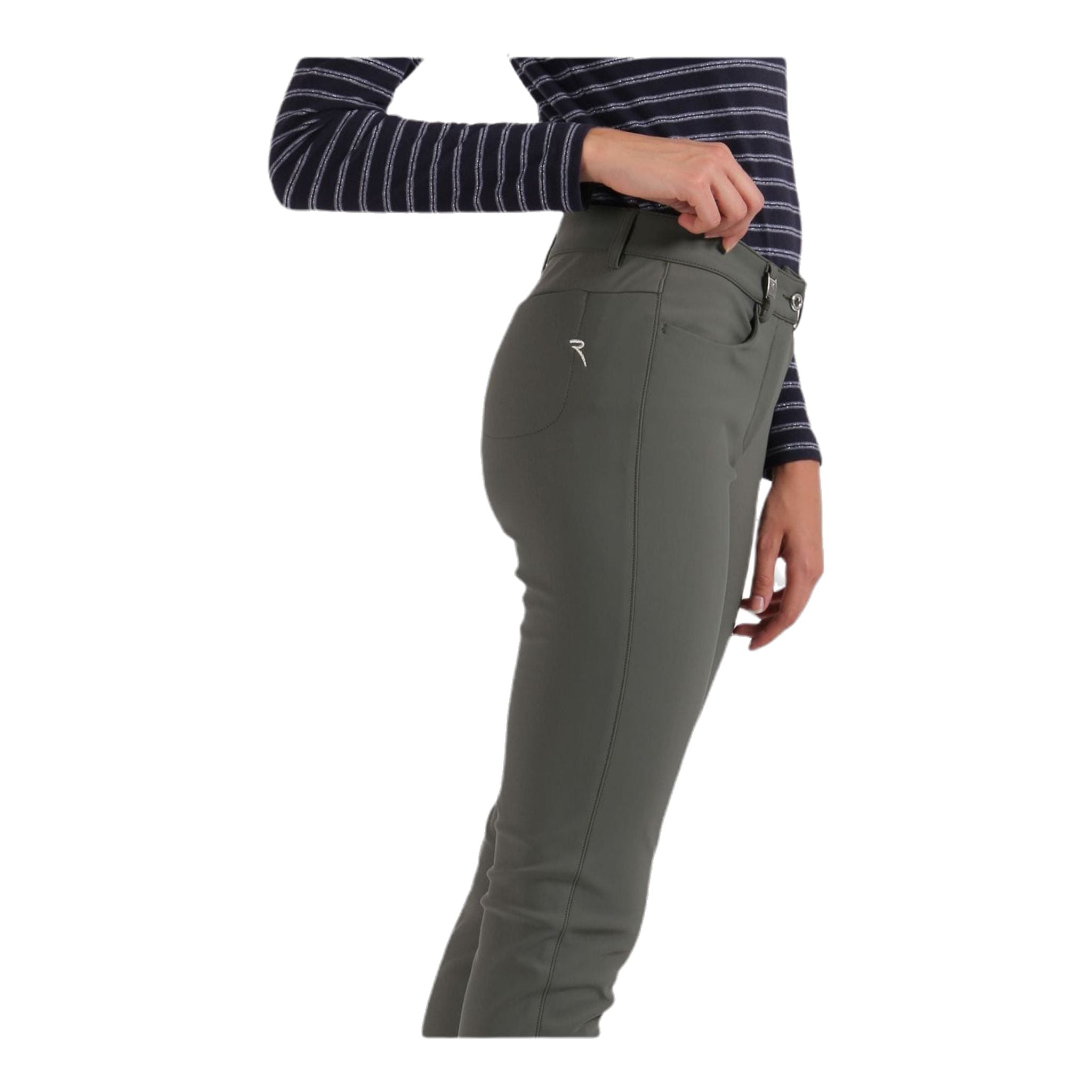 Pantalon Chervo W Squotta Olive Femme