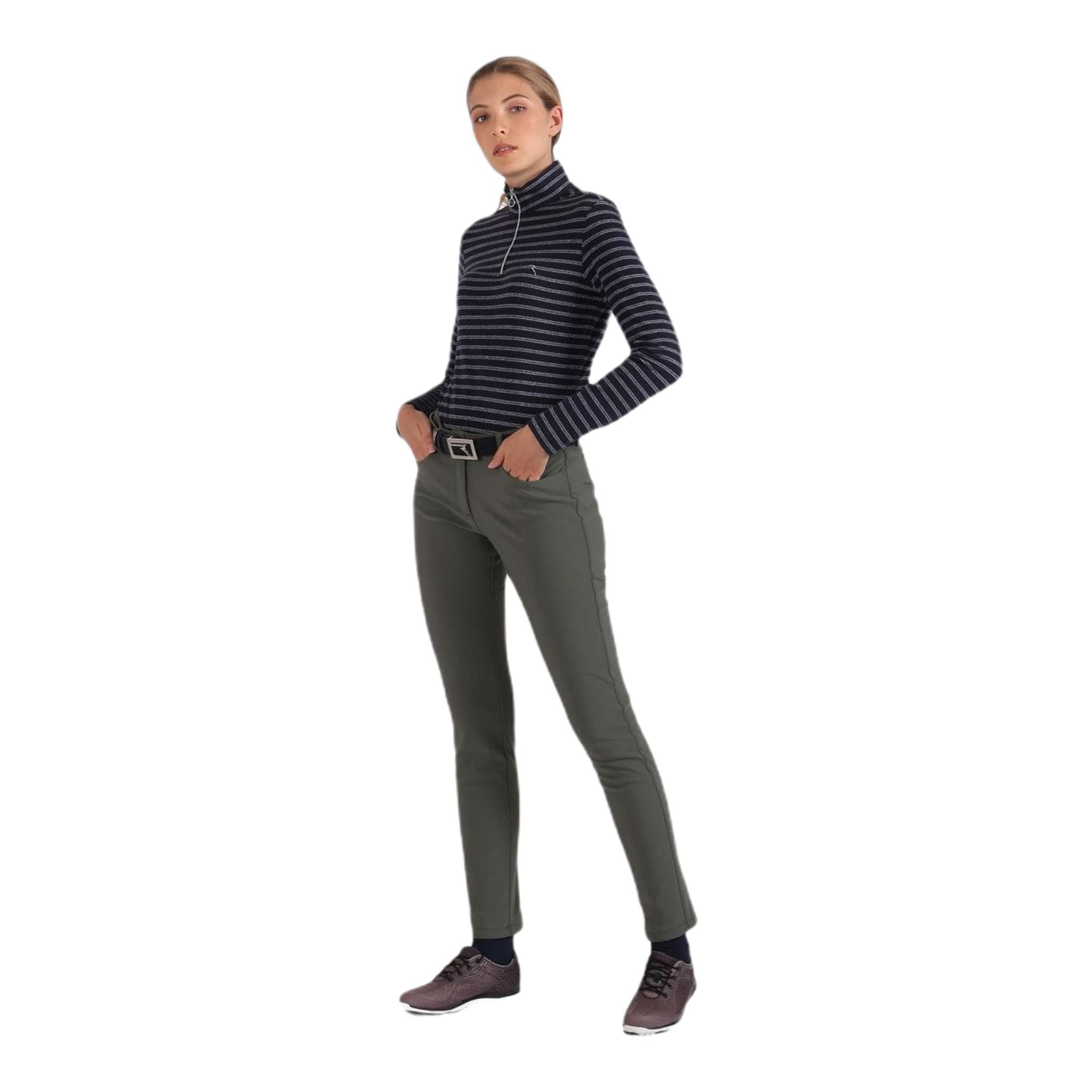 Pantalon Chervo W Squotta Olive Femme