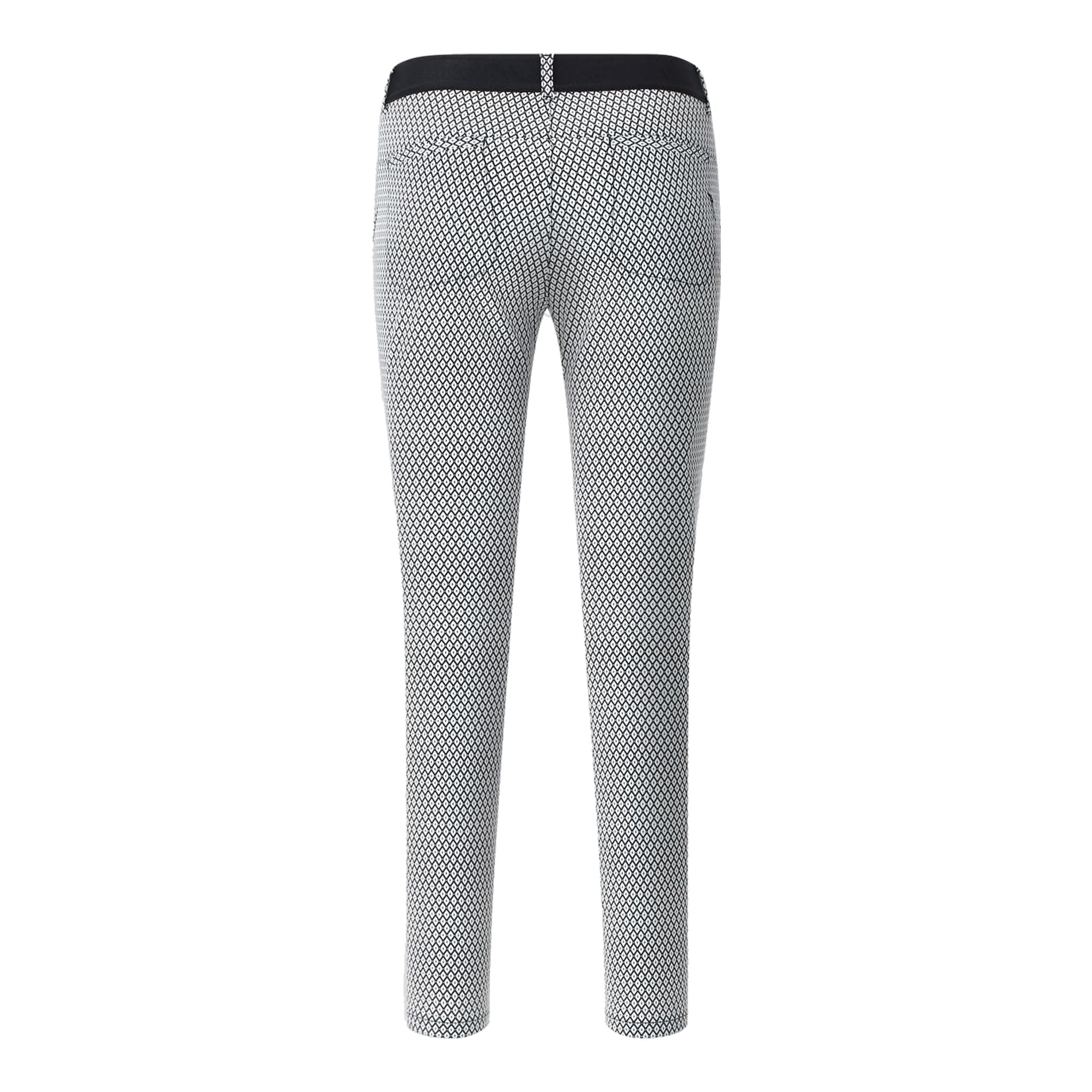 Pantalon Chervo W Stellato 7/8 Noir/Blanc Femme