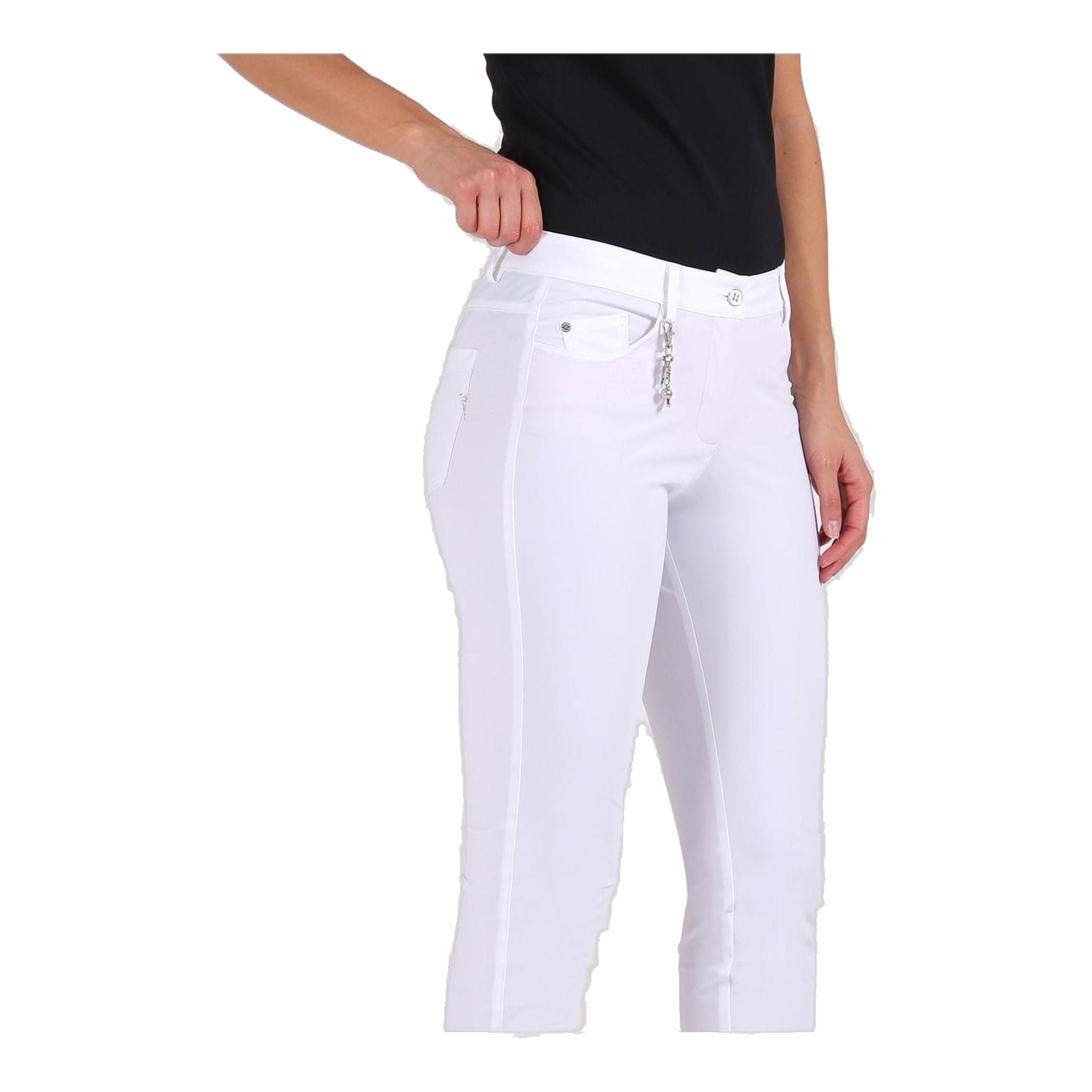 Pantalon blanc Chervo Sheedy W pour femme