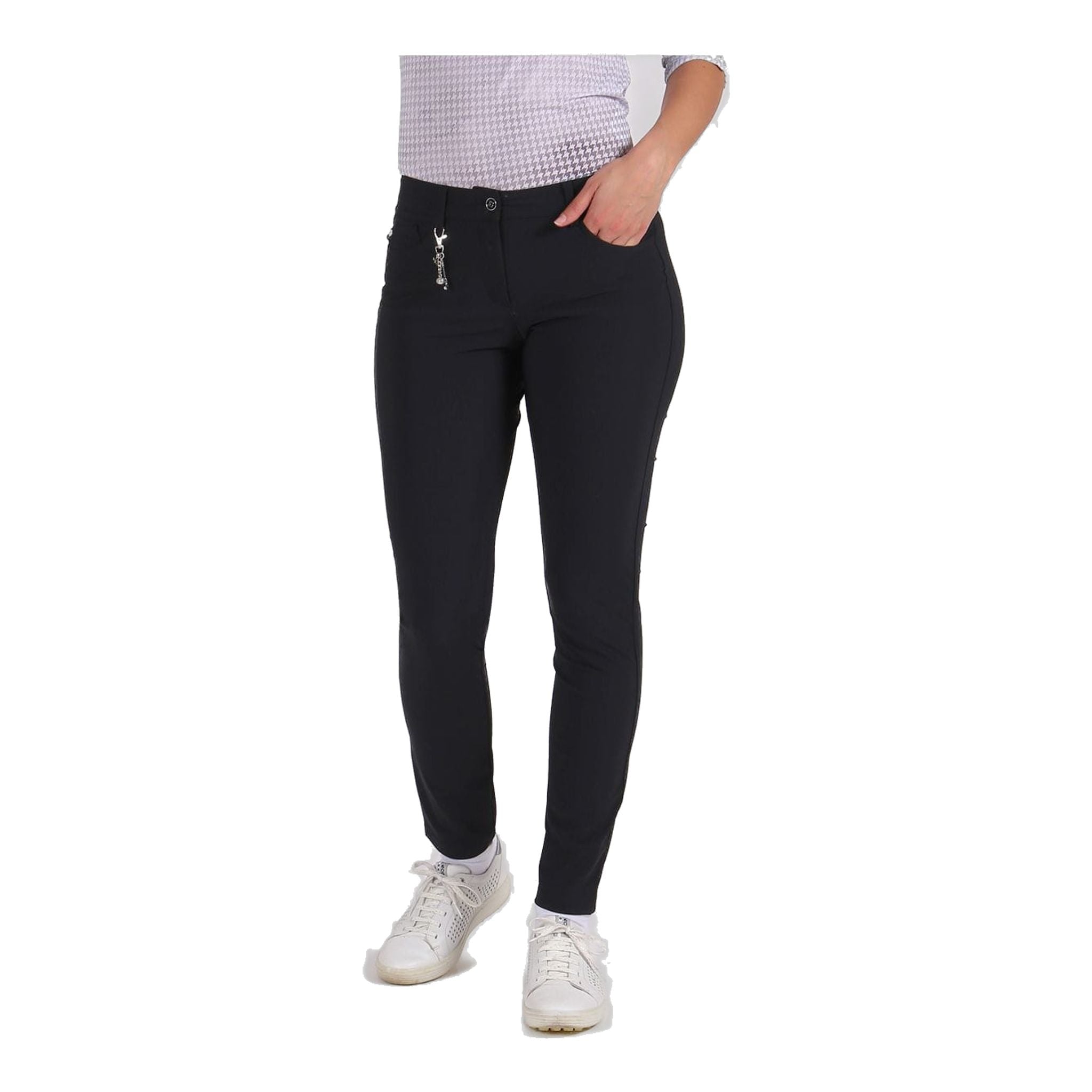Pantalon noir Chervo Sheedy W pour femme