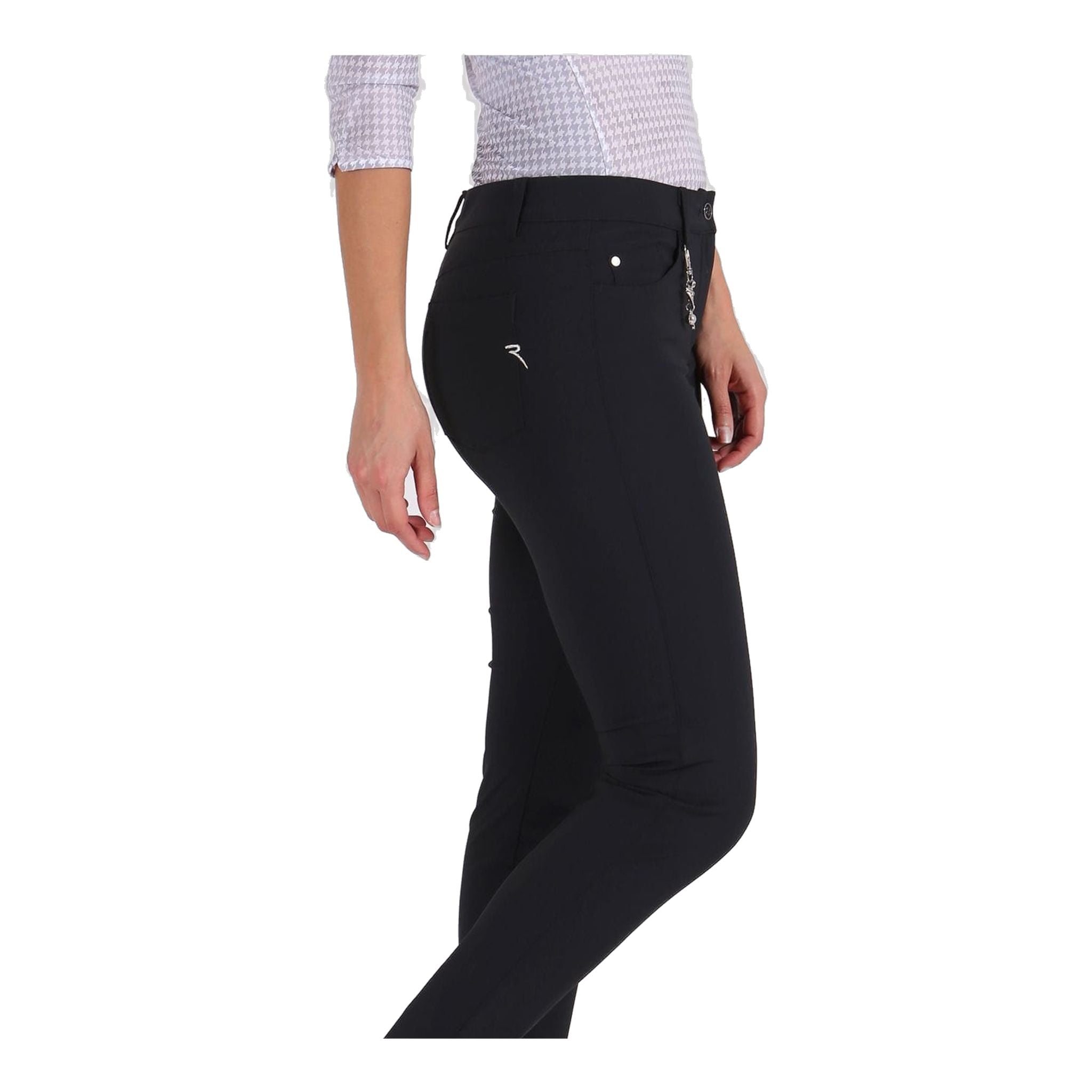 Pantalon noir Chervo Sheedy W pour femme