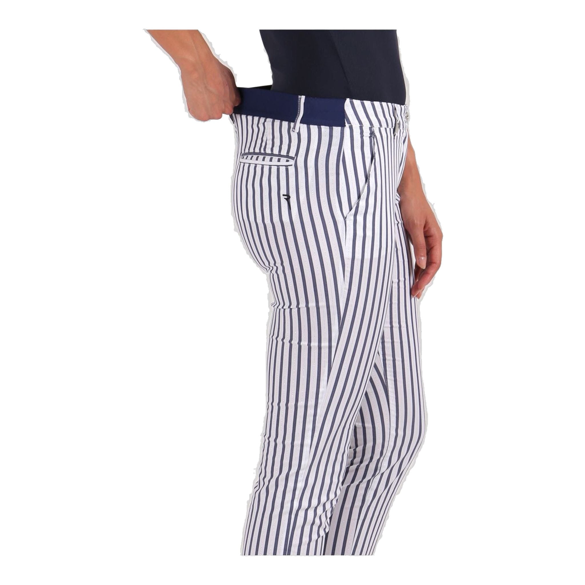 Pantalon Chervo Si W Blanc/Bleu Femme