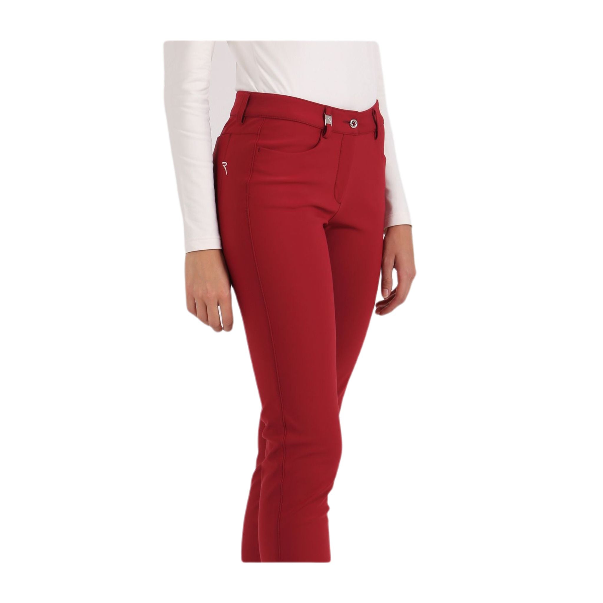 Pantalon Chervo W Squotta Rouge Femme
