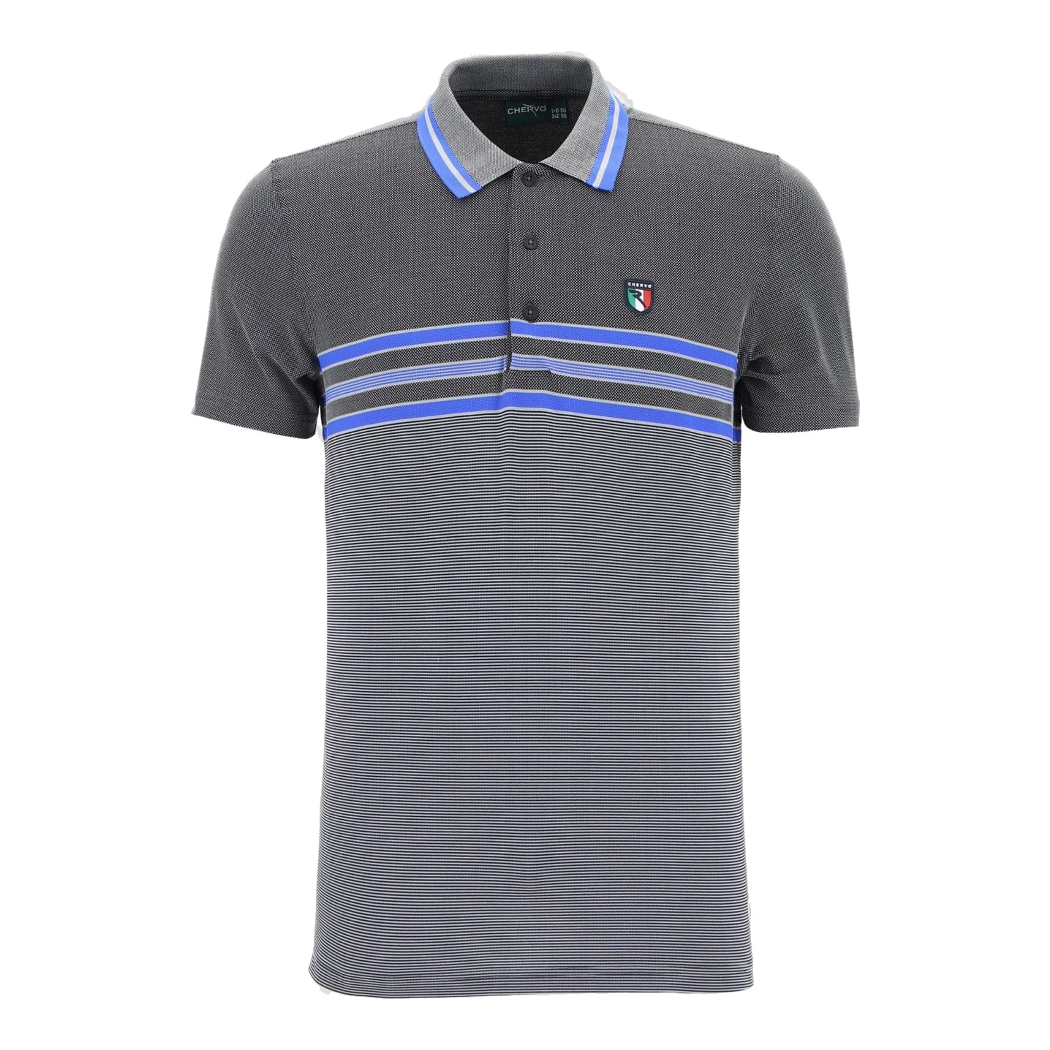 Polo Chervo Avo SS gris homme