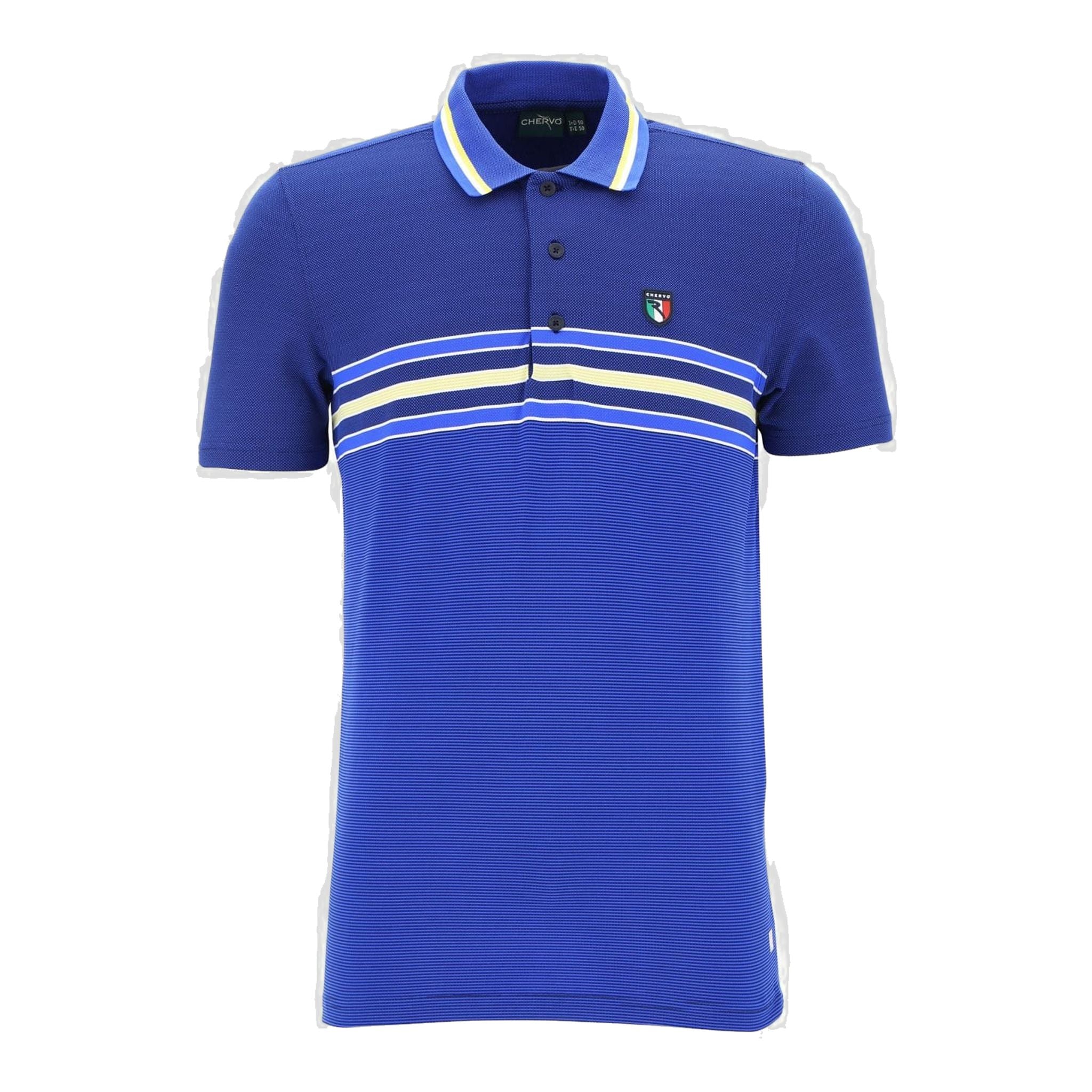 Polo Chervo Avo SS bleu homme