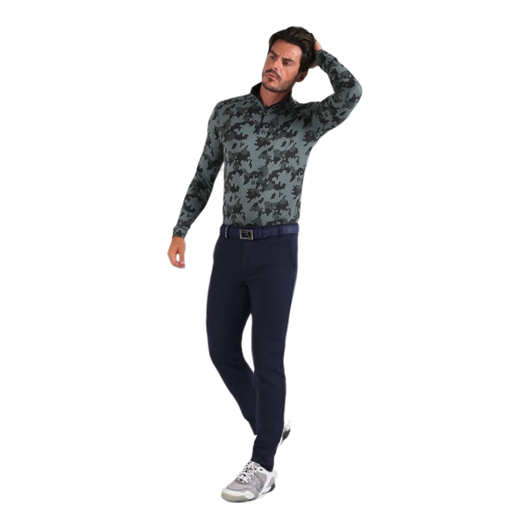 T-shirt camouflage à manches longues Chervo Layer Torcello pour hommes