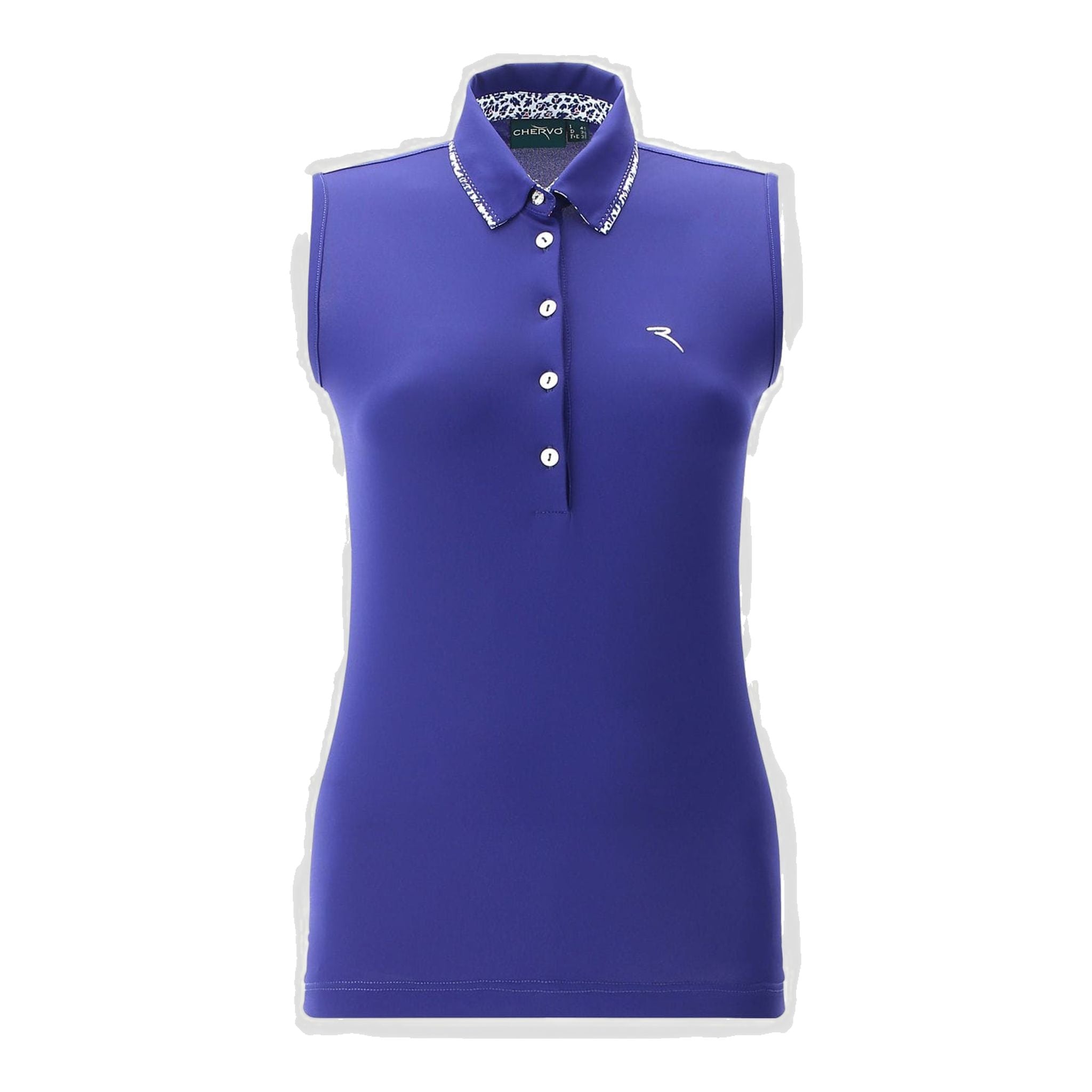 Polo Chervo W Asuncion SL bleu (motif col) Femme