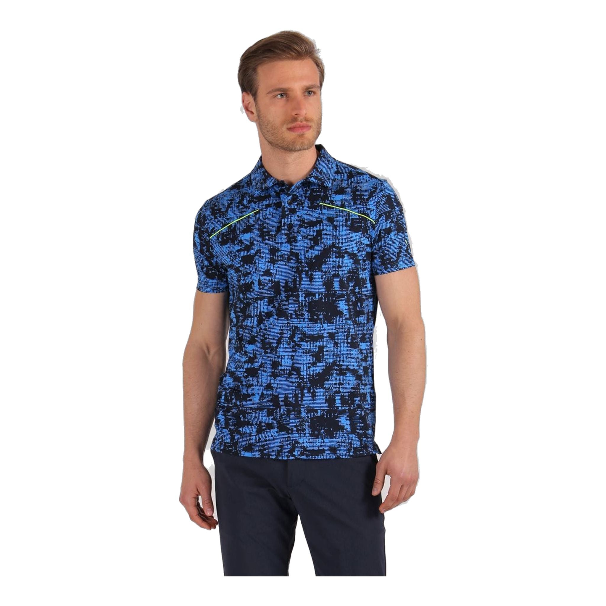 Chervo Polo Astratta Bleu Homme