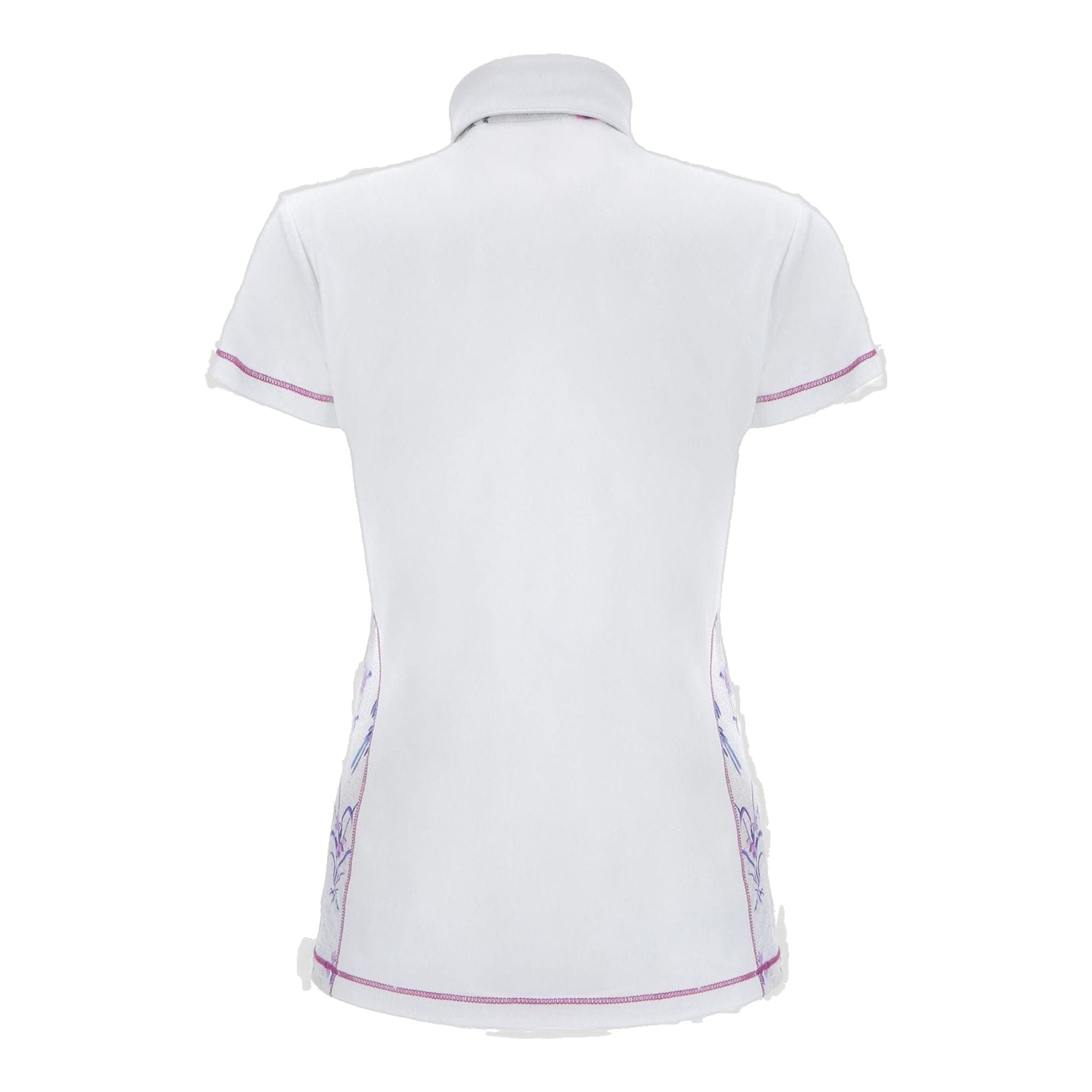 Polo Chervo W Aibo SS blanc/bleu à motifs pour femme
