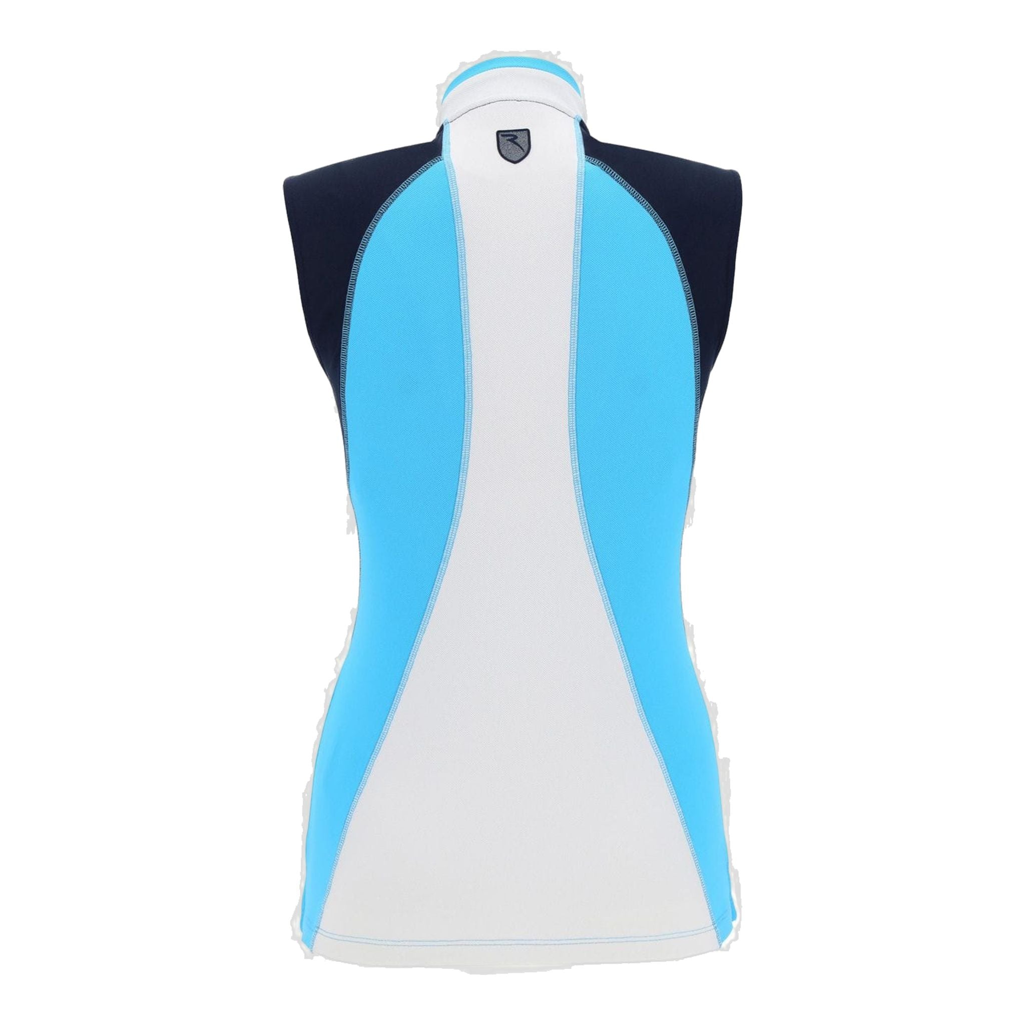 Polo Chervo W Albizia SL Blanc/Bleu clair Femme