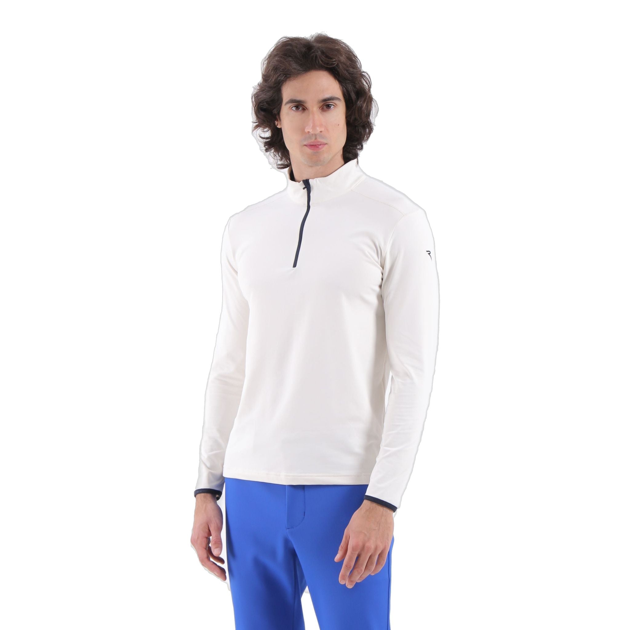 Pull à col roulé Chervo Tini pour homme, beige