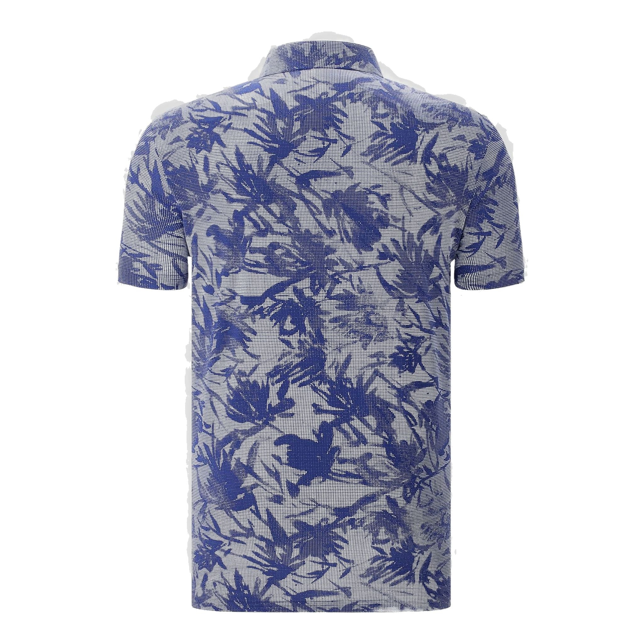 Polo Chervo M Ambrosio SS Bleu/Fleurs Homme