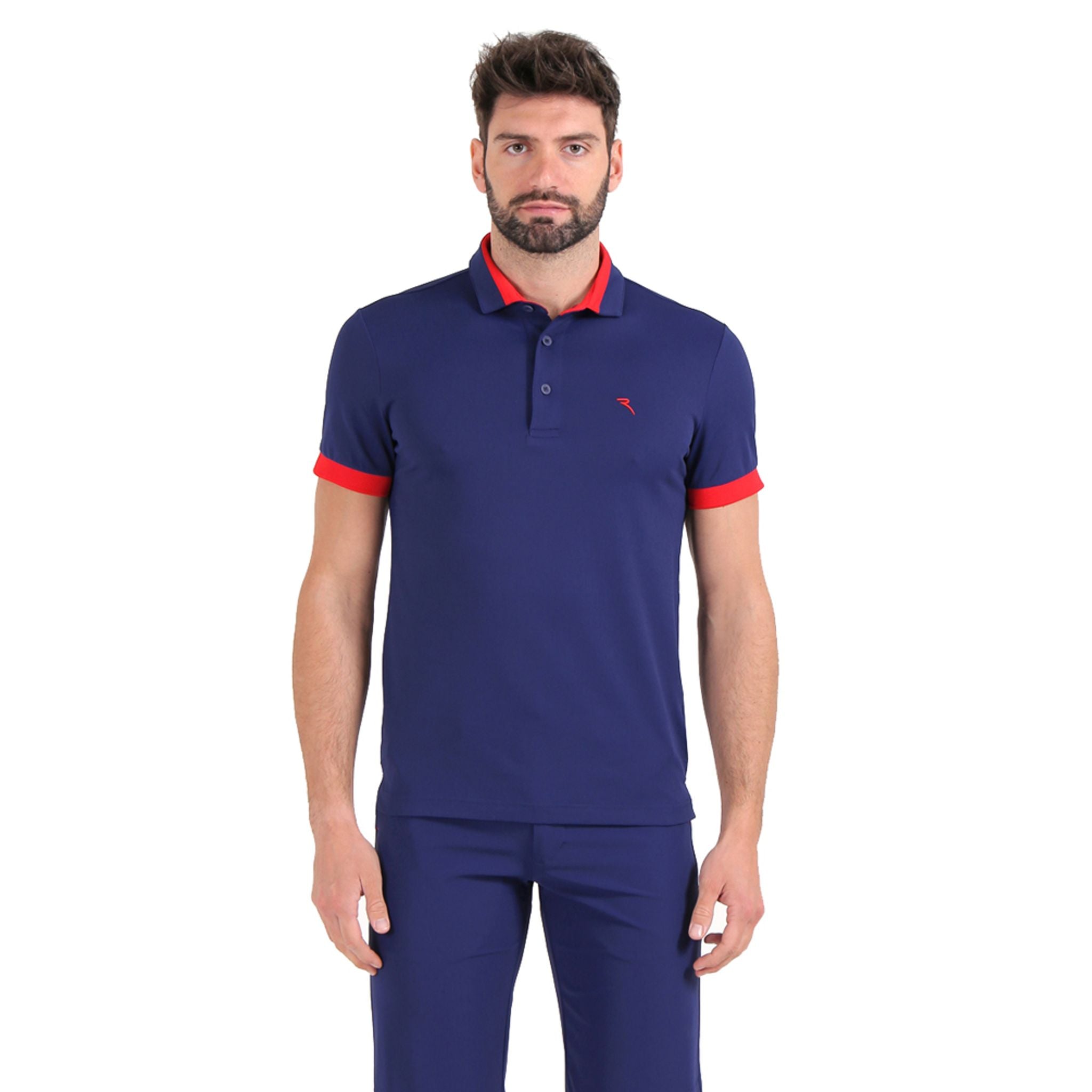 Polo Chervo M Aymeric SS bleu homme