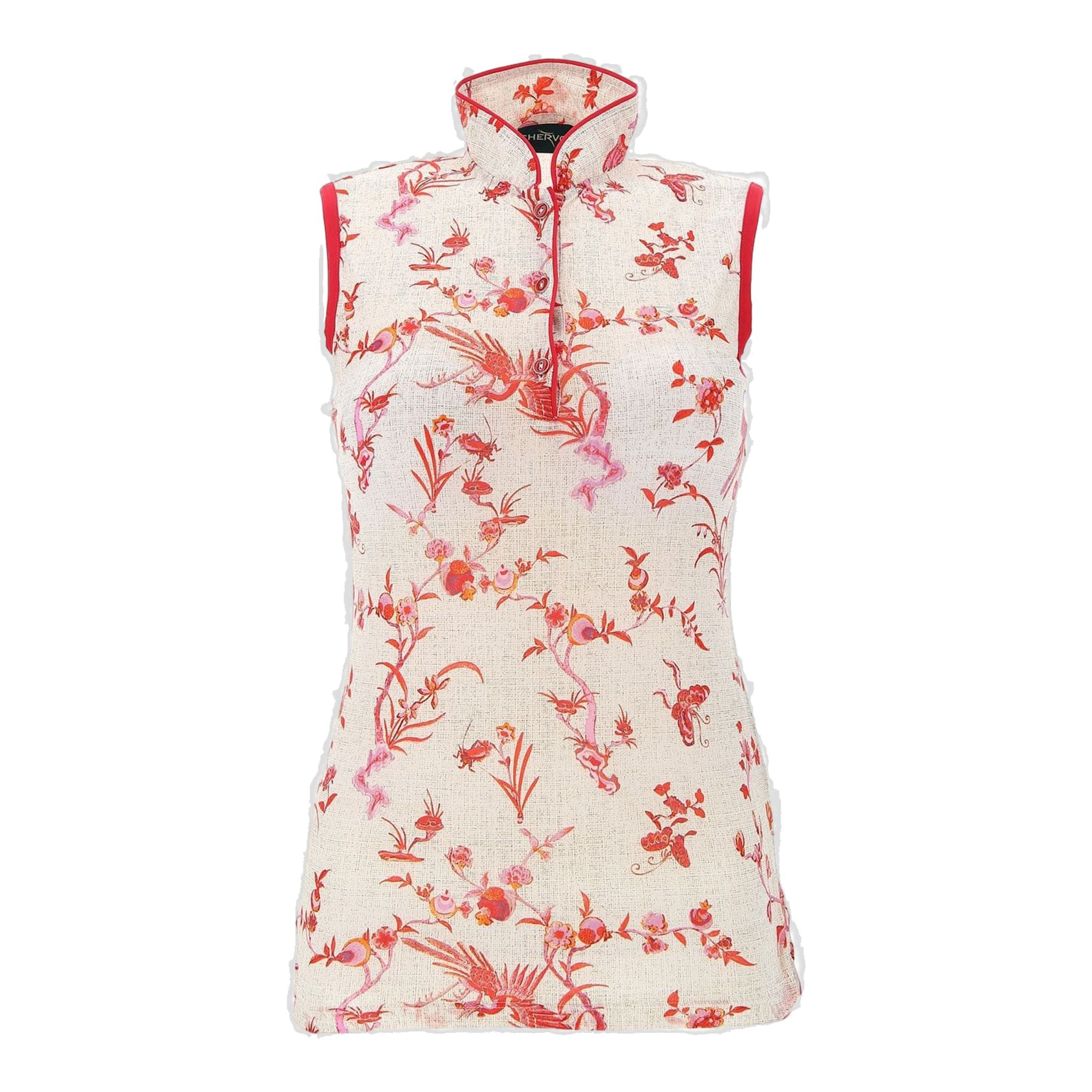 Polo Chervo W Annaoxa SL rouge à motifs pour femme