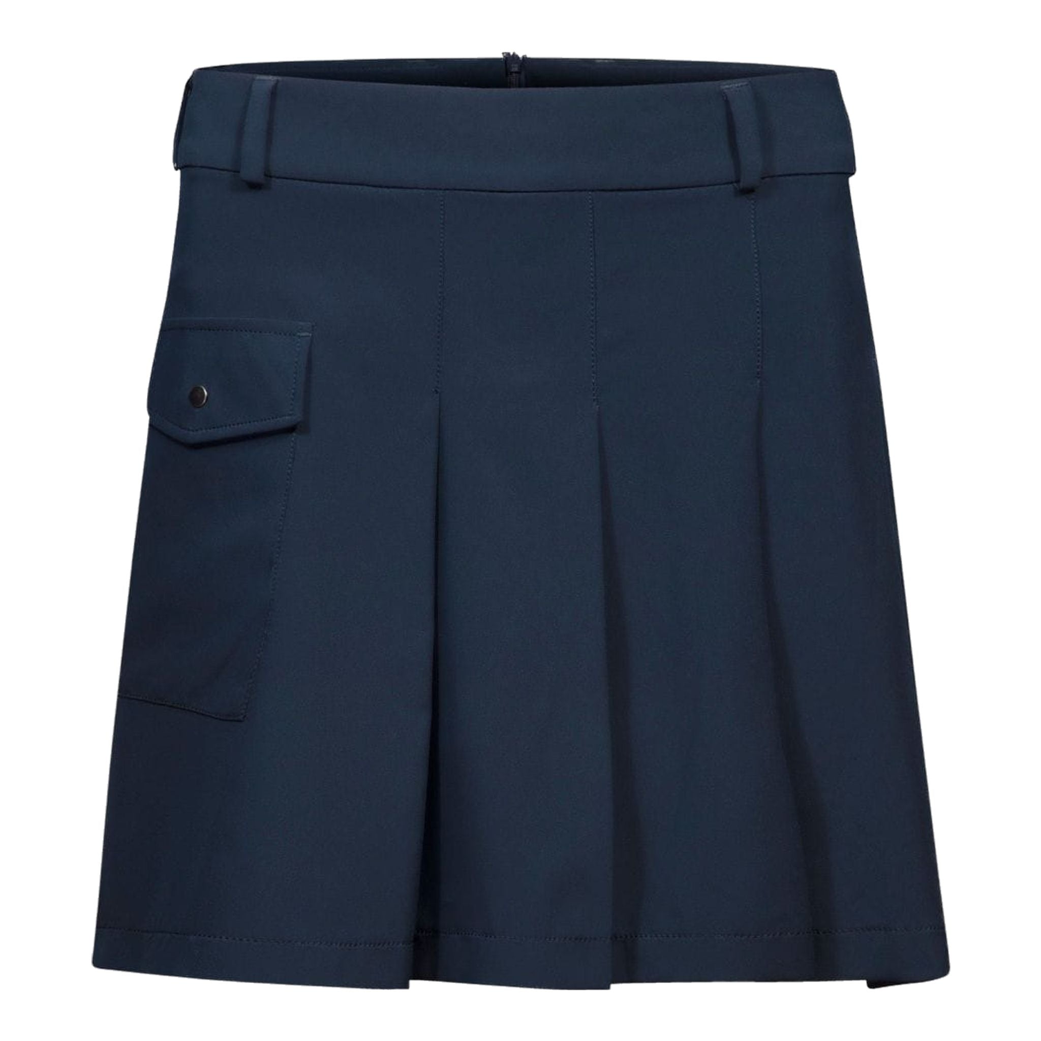 Jupe-short plissée Cross Sportswear W bleu marine pour femme
