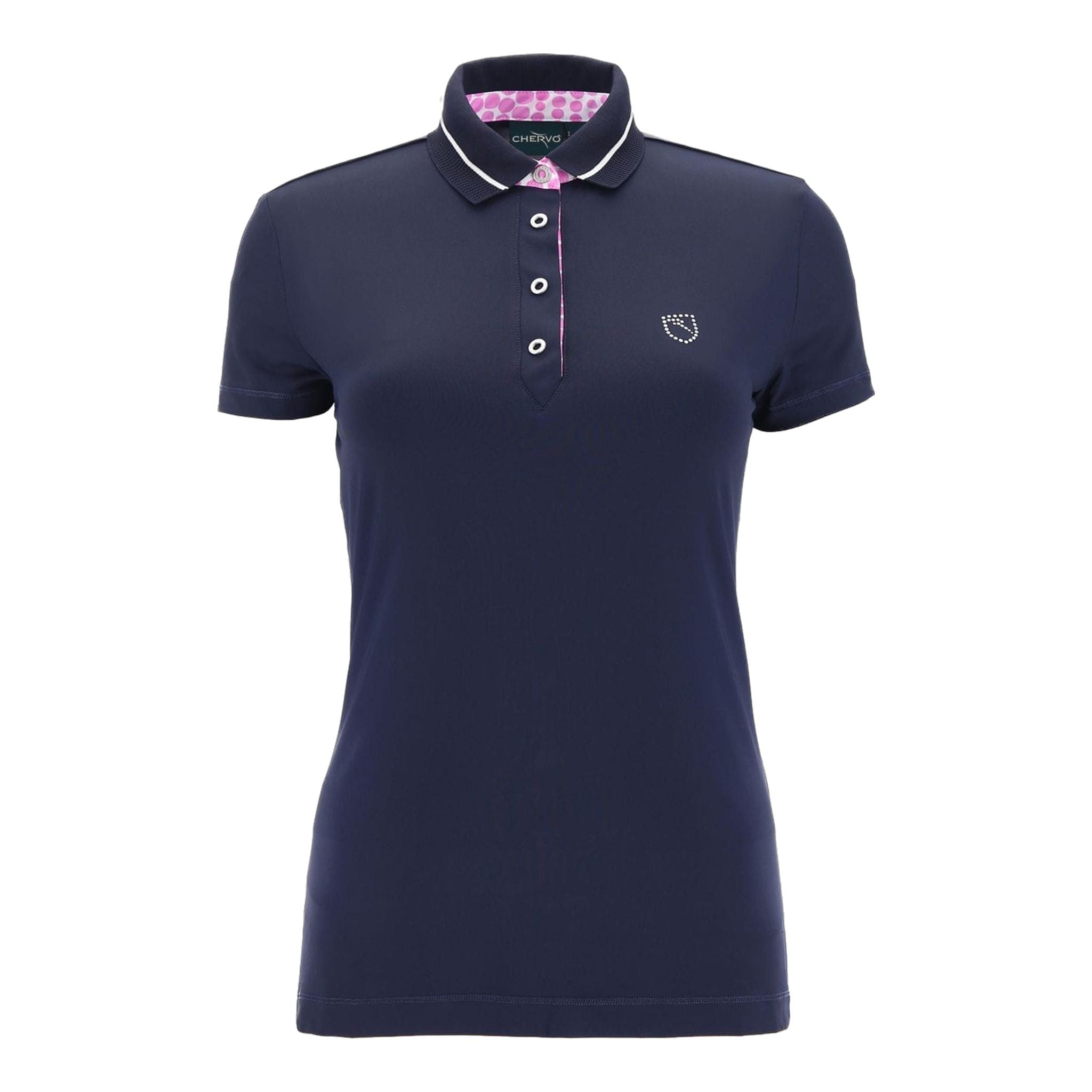 Polo Chervo W Aracela SS bleu marine pour femme