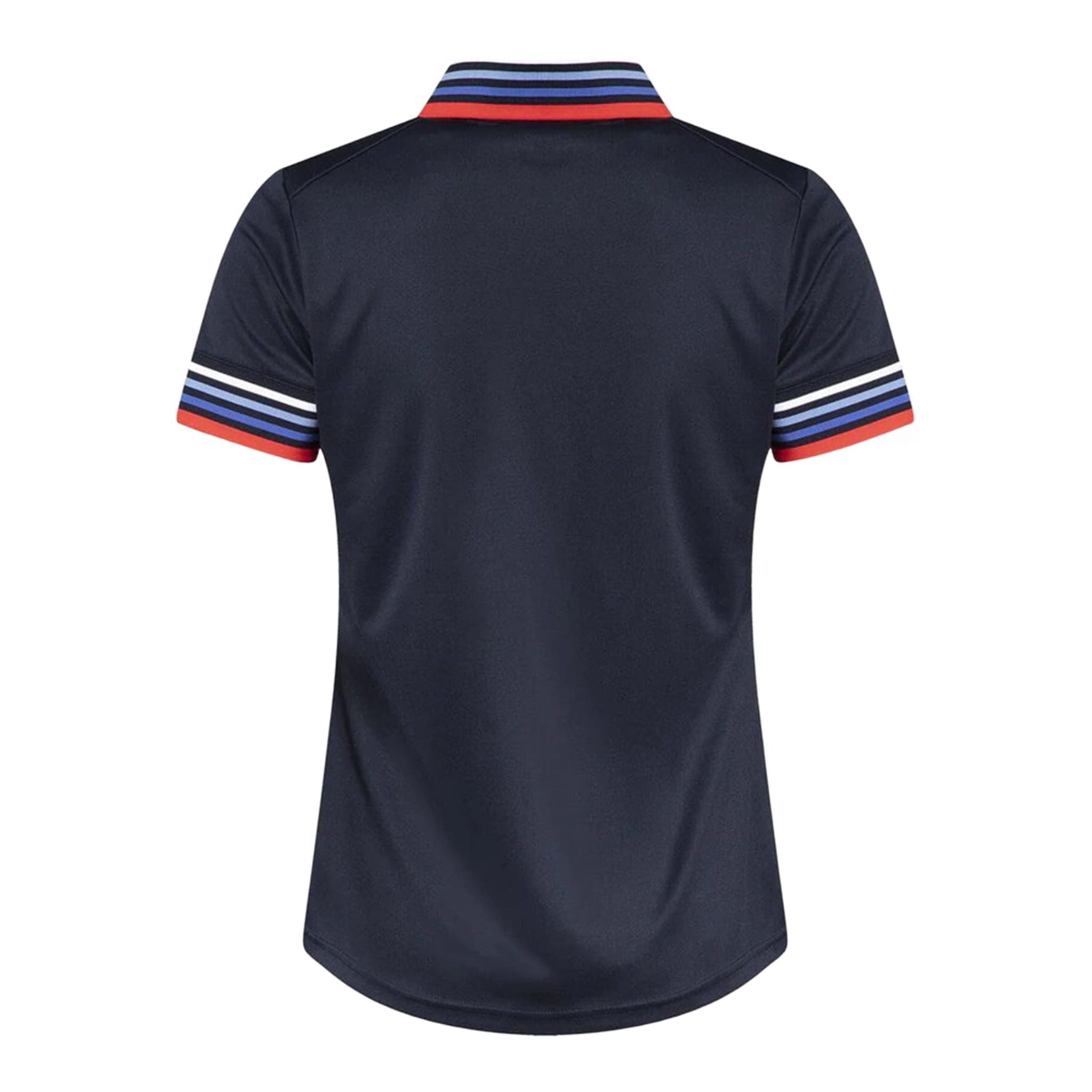 Polo rayé marine Cross Sportswear pour femme