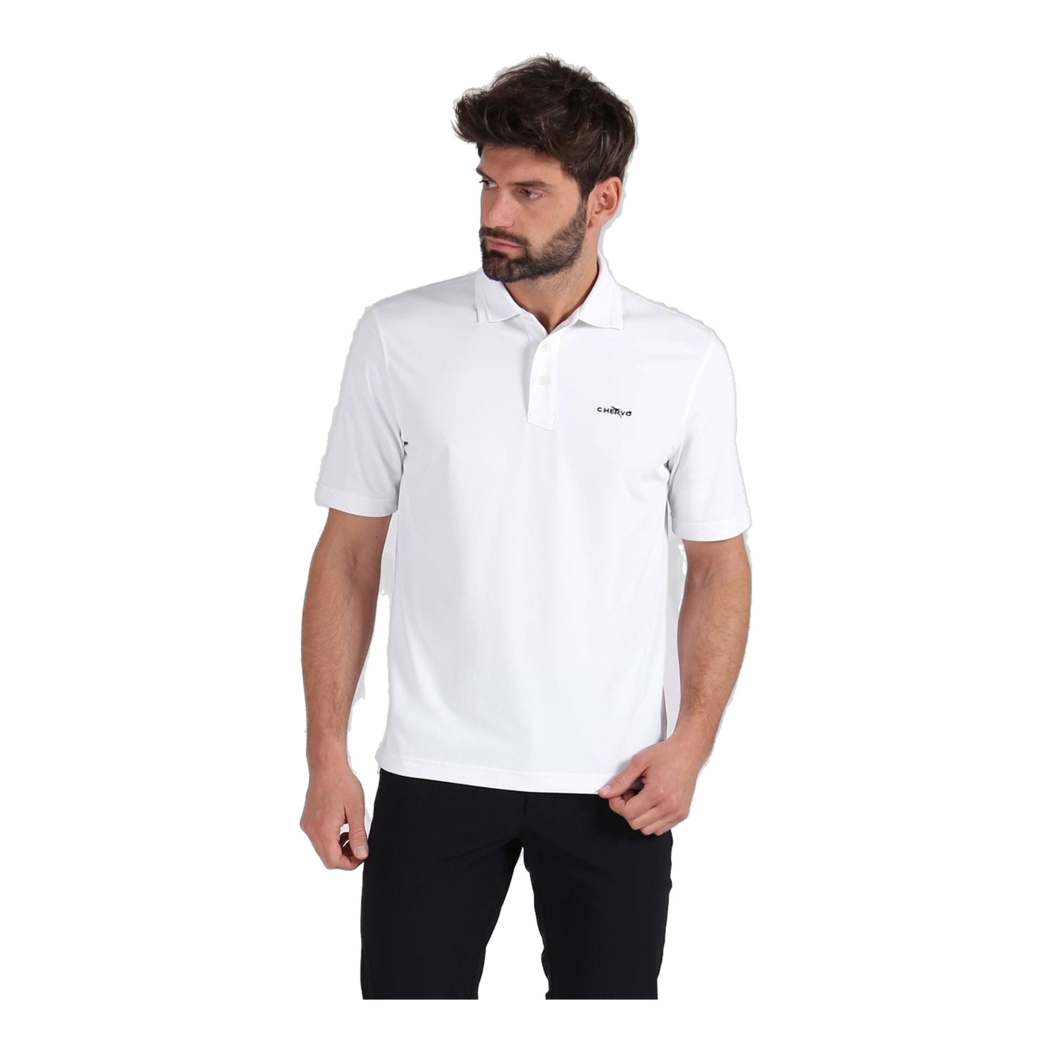 Polo Chervo Agile Blanc Homme