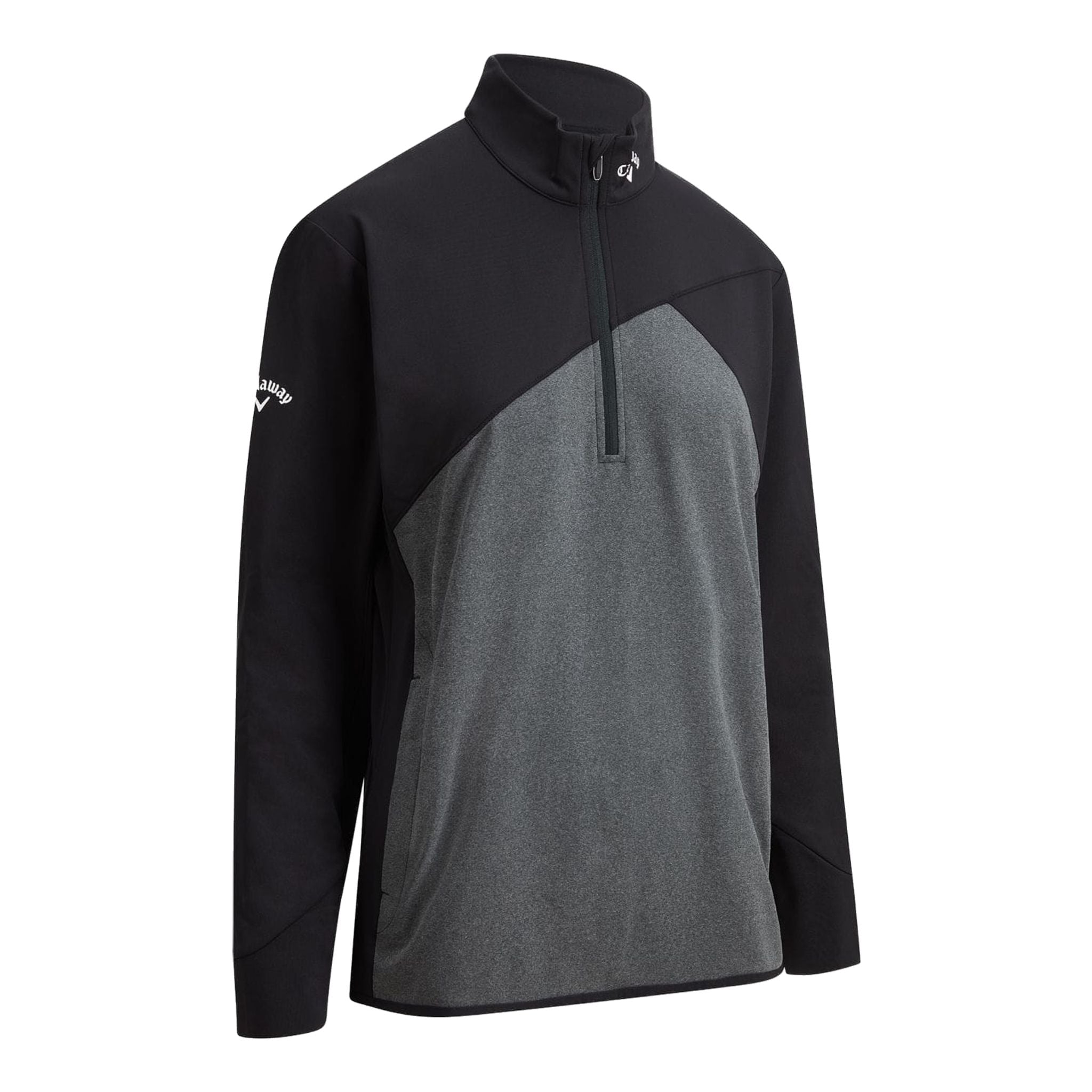 Pull Callaway M 1/2 Zip Layer Emea Ultra Light Noir/Gris Homme