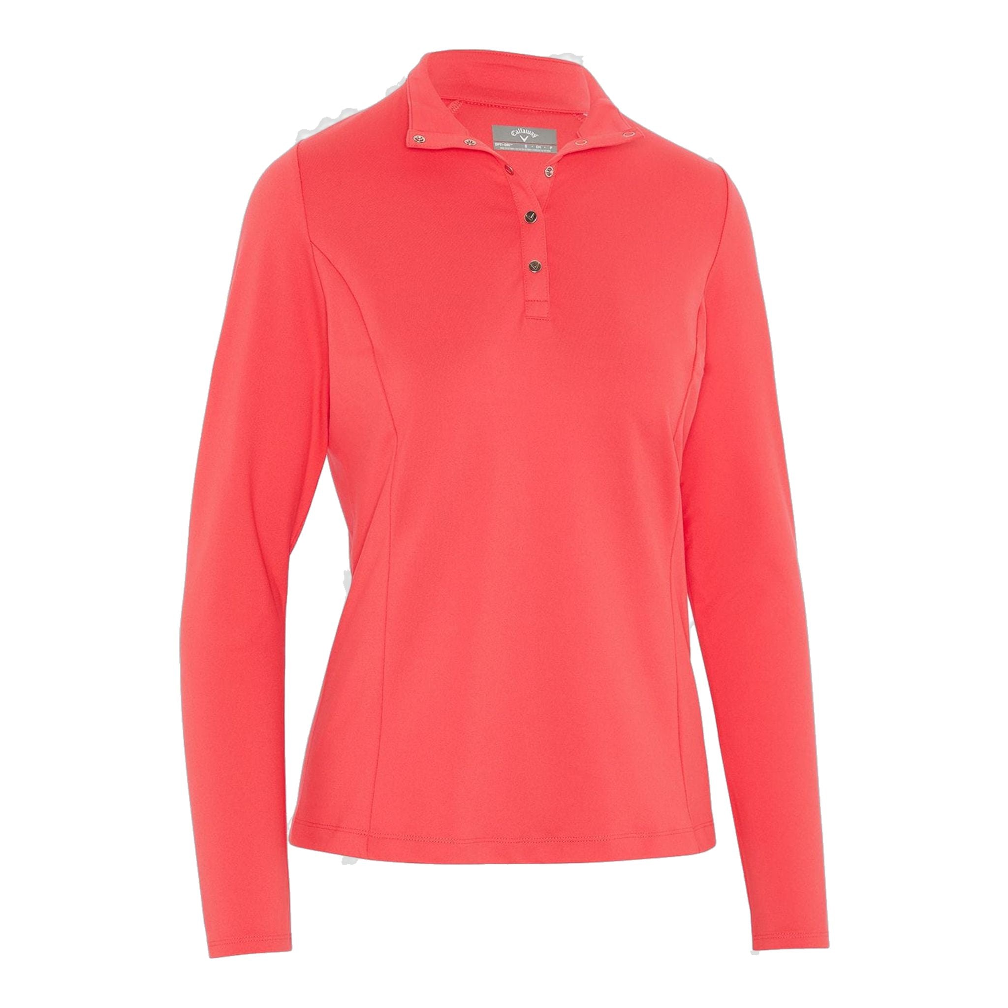Chemise polaire thermique à manches longues Callaway pour femme, rose paradis