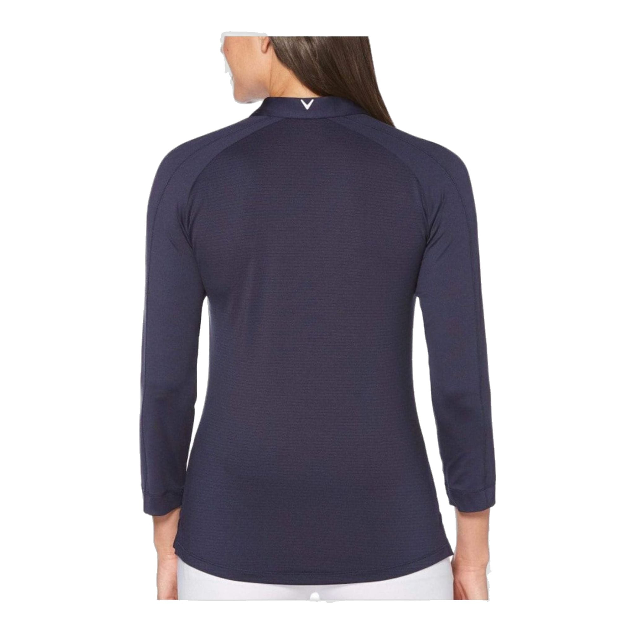 Polo Callaway W Shadow Stripe manches 3/4 pour femme