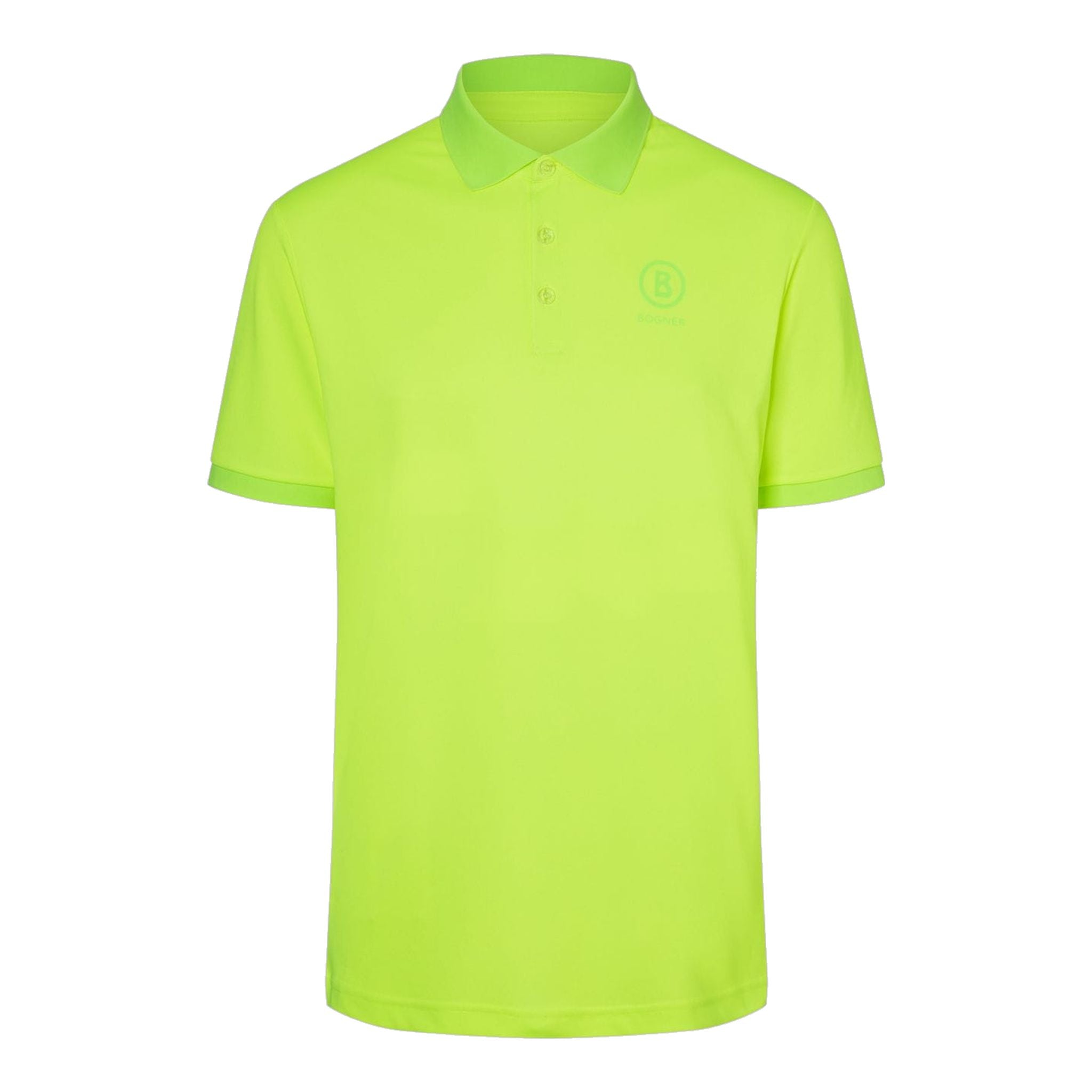 Polo Bogner M Daniel vert fluo pour homme