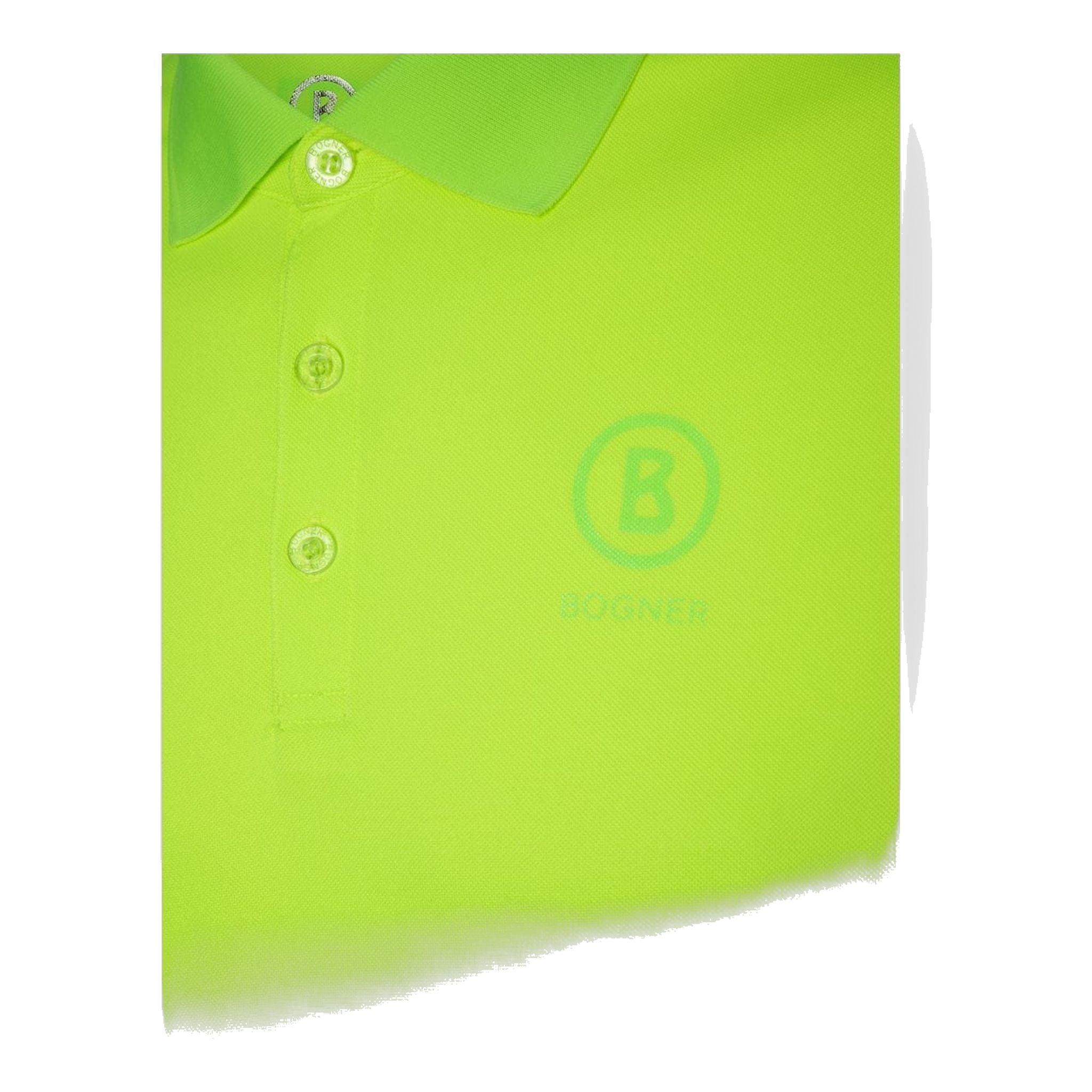 Polo Bogner M Daniel vert fluo pour homme