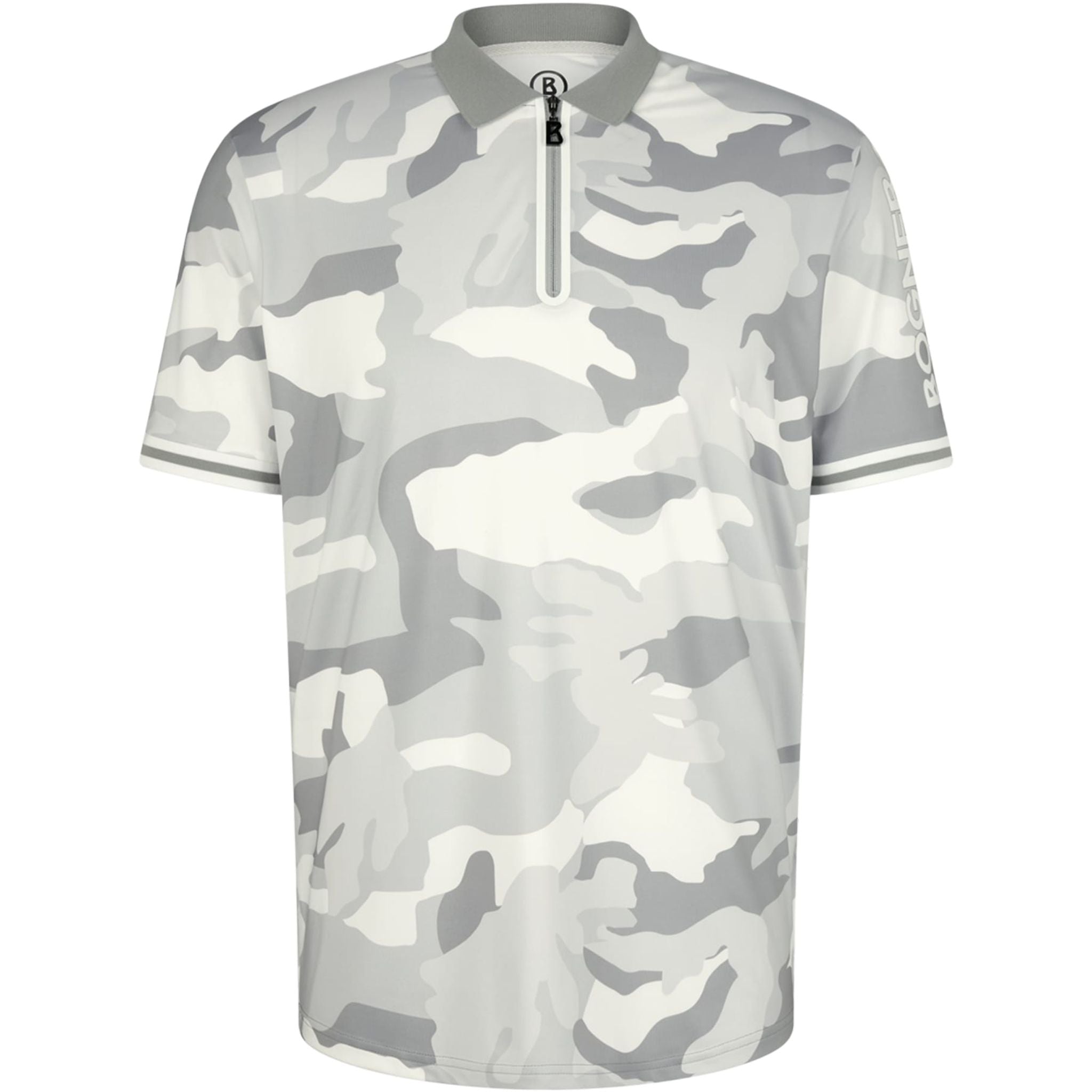 Polo Bogner M Tizio gris clair homme