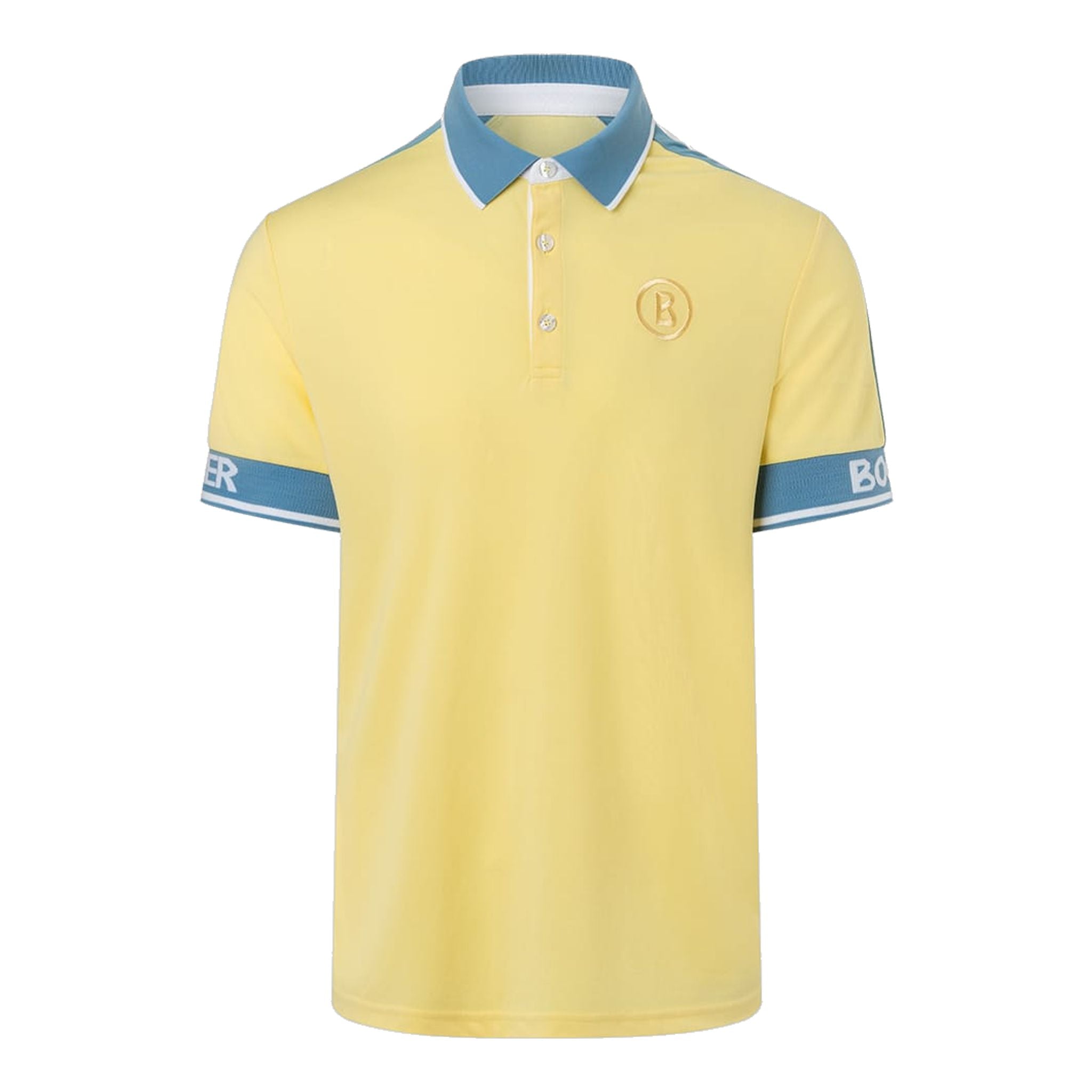 Polo Bogner M Pinos Jaune Pastel Homme