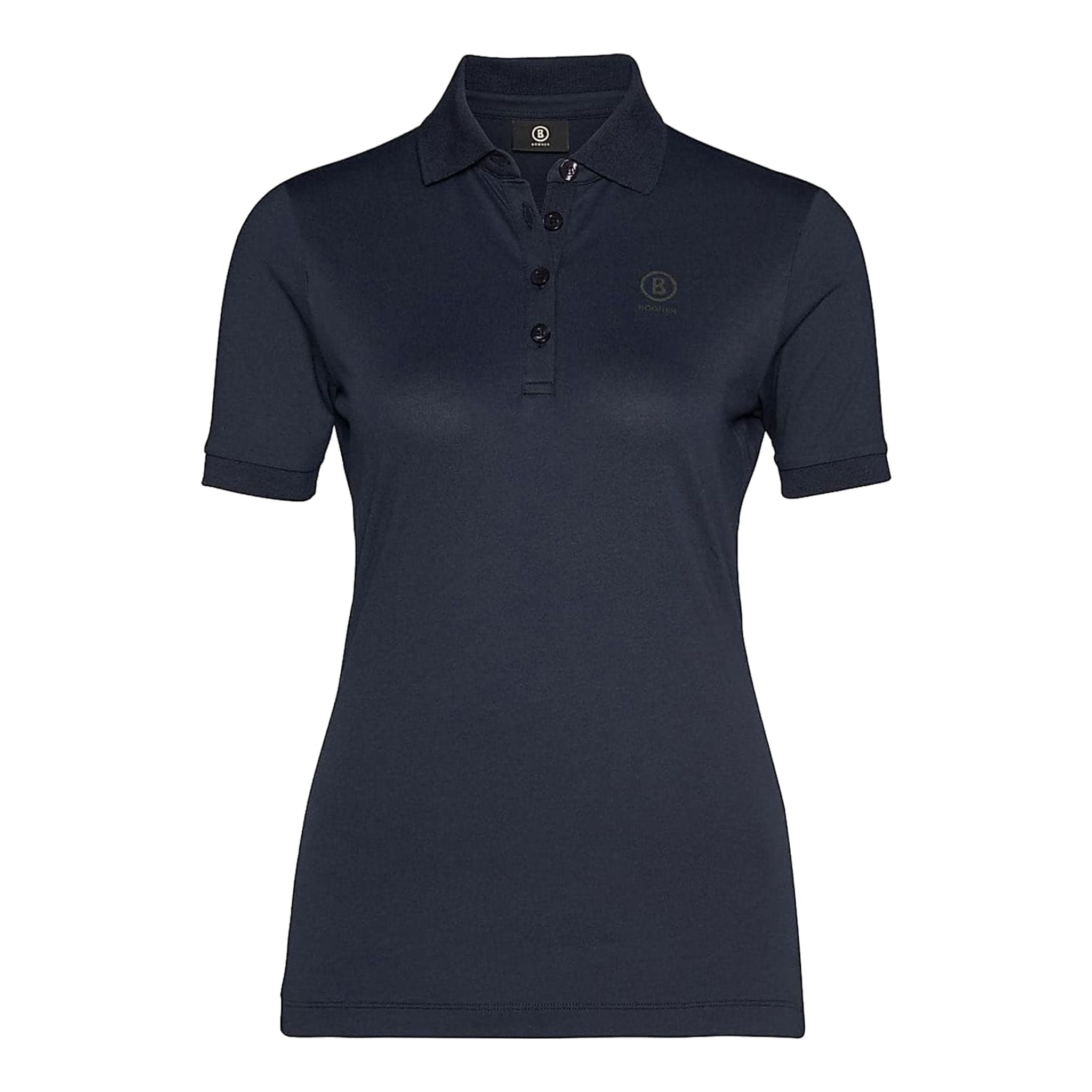 Polo Bogner W Nell SS bleu marine pour femme