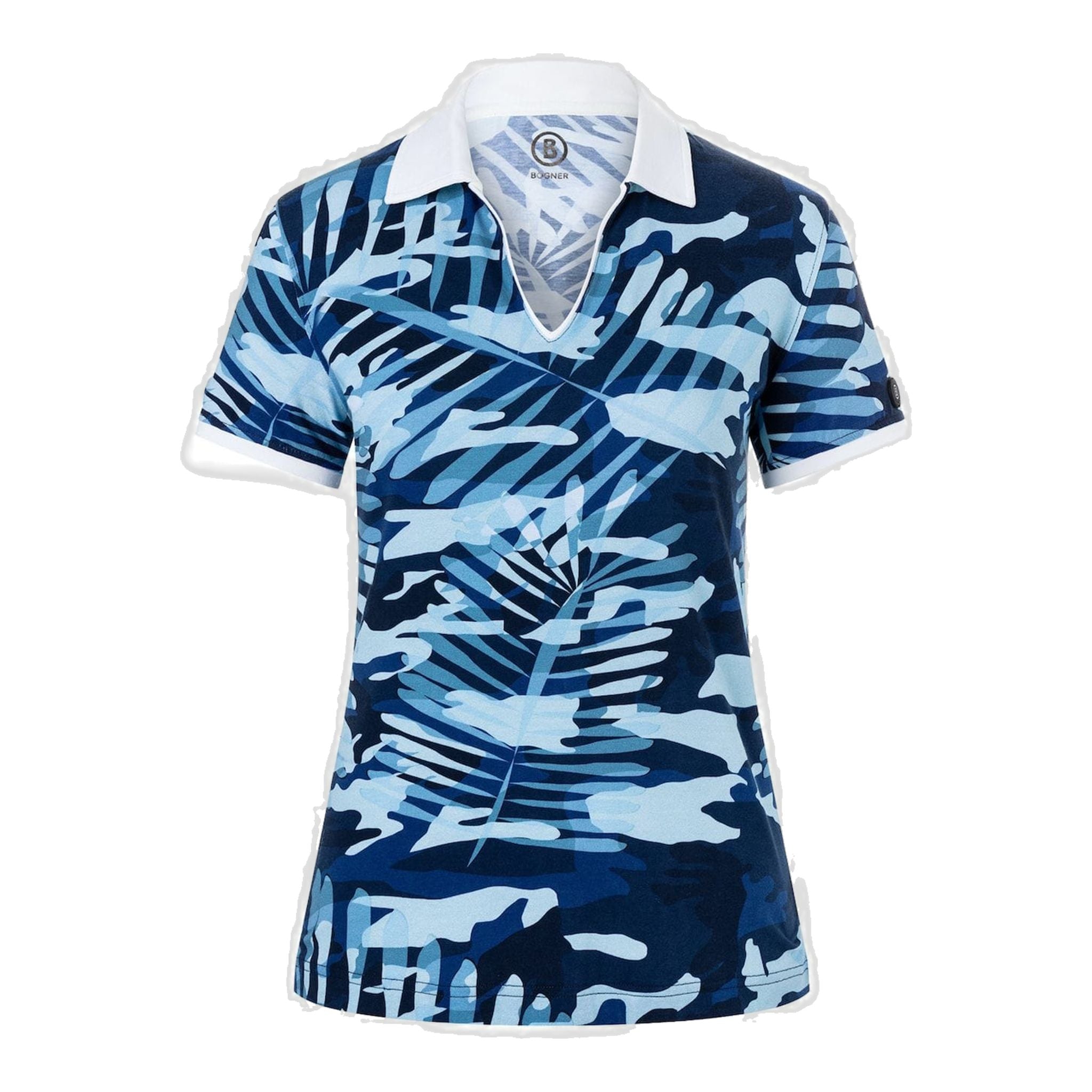 Polo Bogner W Lumi2 Bleu Sport Femme