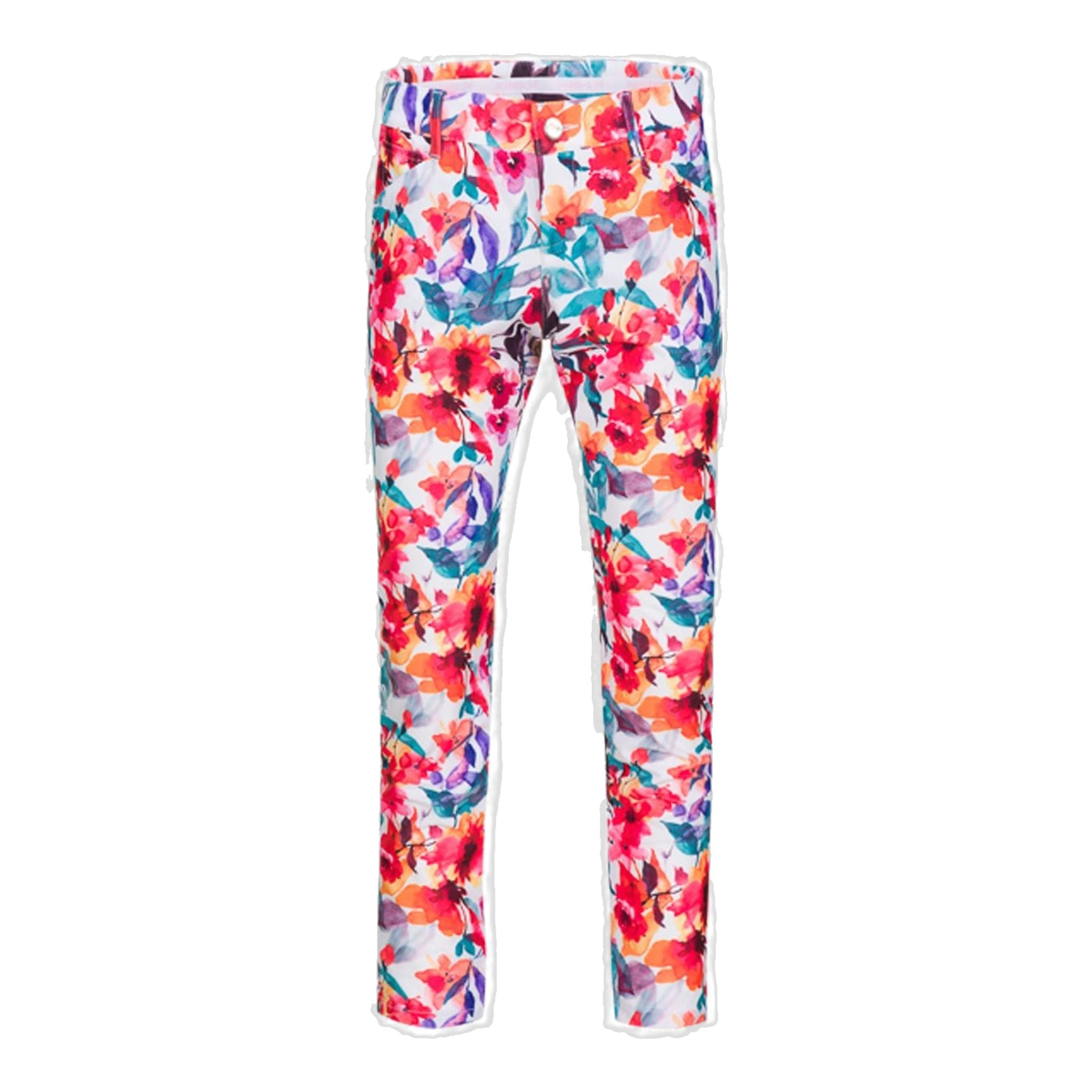 Pantalon Alberto Mona WR Summer Flowers femme