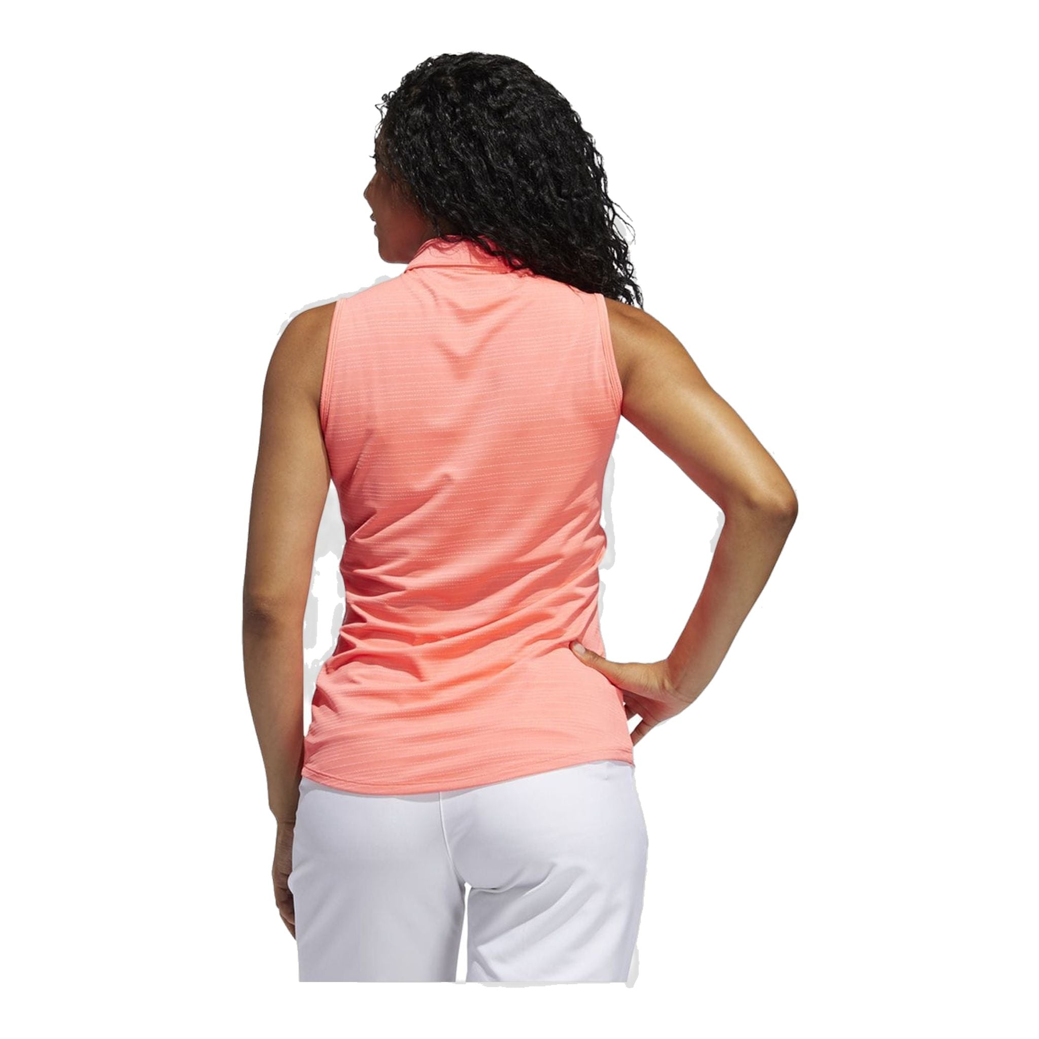 Polo Adidas W Microdot SL Flash Rouge Femme