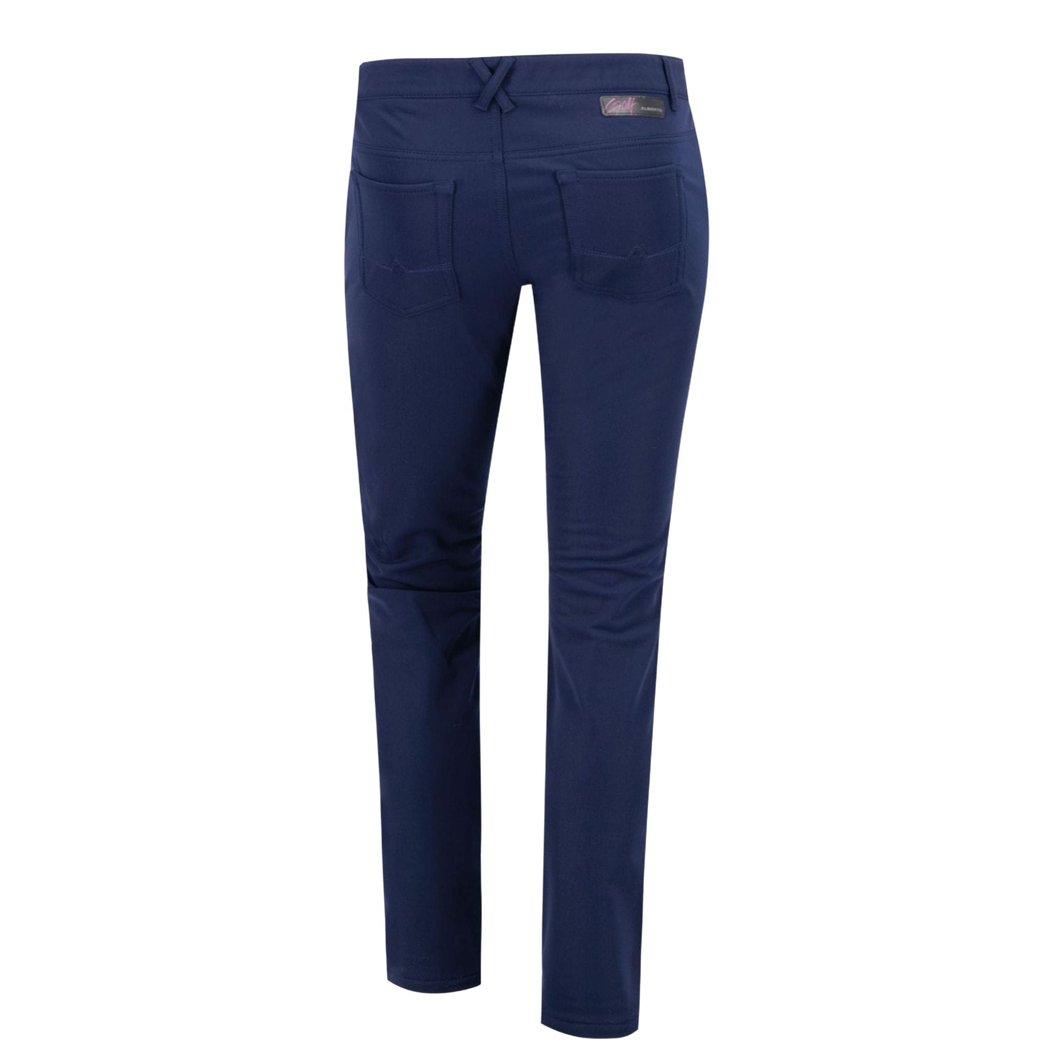 Pantalon Alberto Mona-L WR Super Jersey Femme Marine Femme